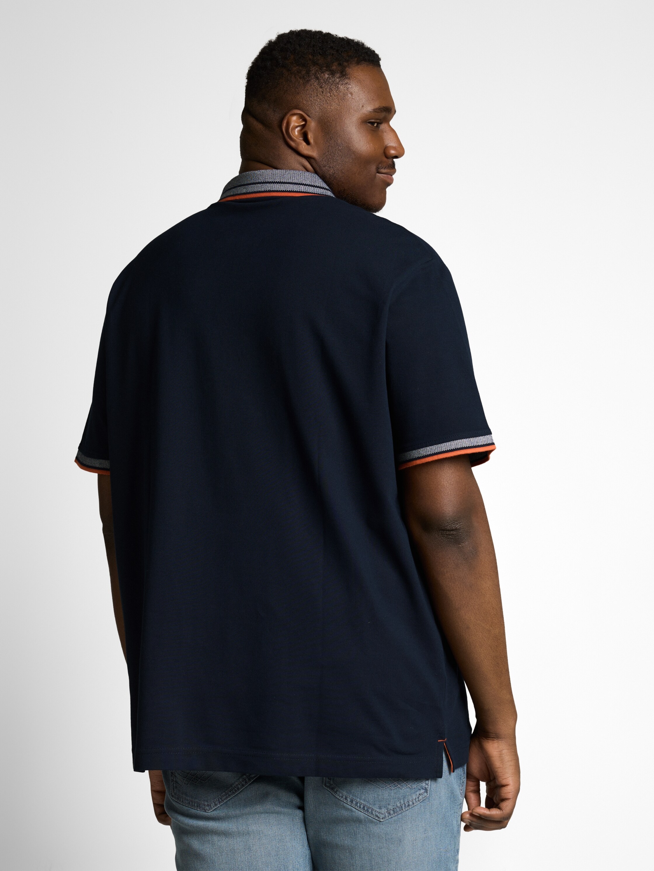 TOM TAILOR PLUS Poloshirt mit Logo Print