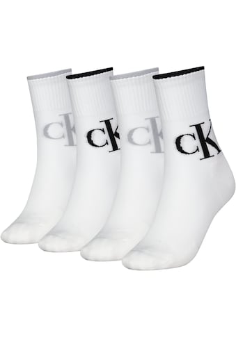 Sportsocken »CKJ WOMEN SOCK 4P LOGO«, (Packung, 4 Paar)