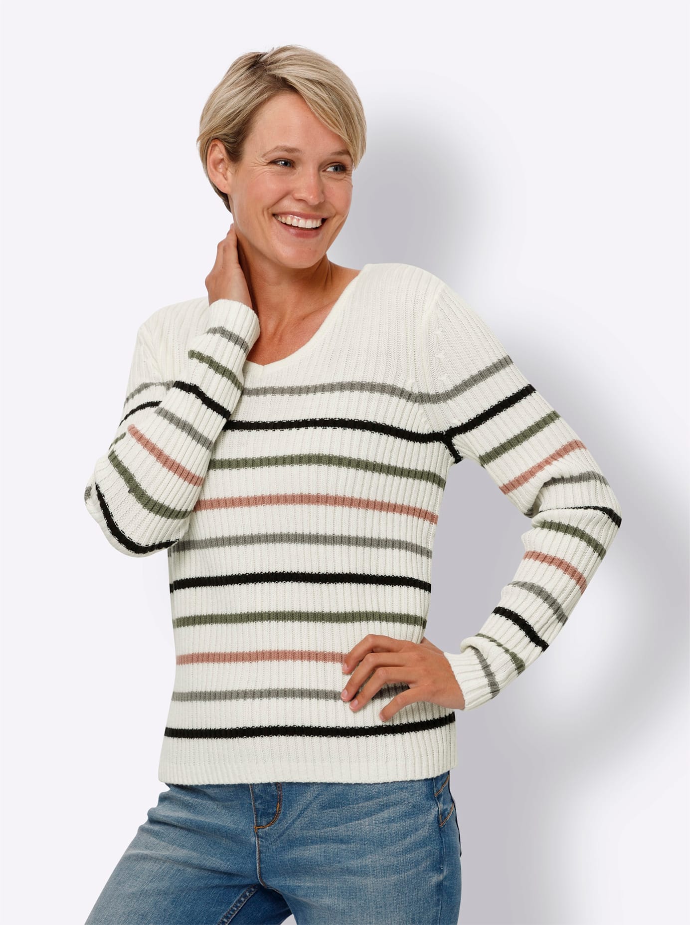 Classic Basics V-Ausschnitt-Pullover »V-Pullover«