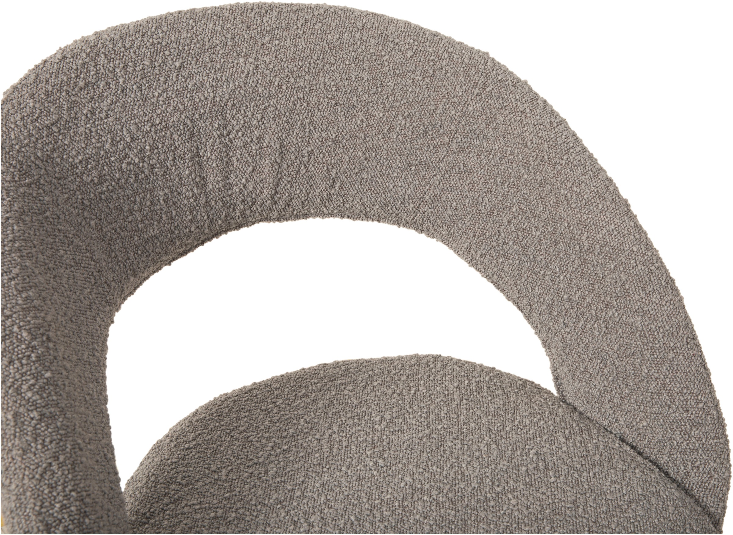 OMG Design Esszimmerstuhl »Marley«, (Set), 1 St., Stoff, mit modernem Cut-Out, Bouclé Bezug