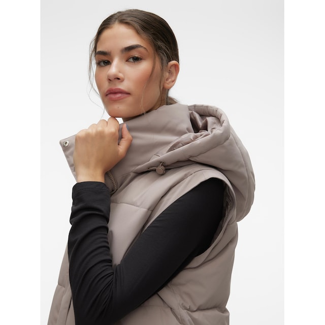 Vero Moda Steppmantel »VMMADELYN LONG COAT NOOS«, auch als Weste tragbar  bei ♕