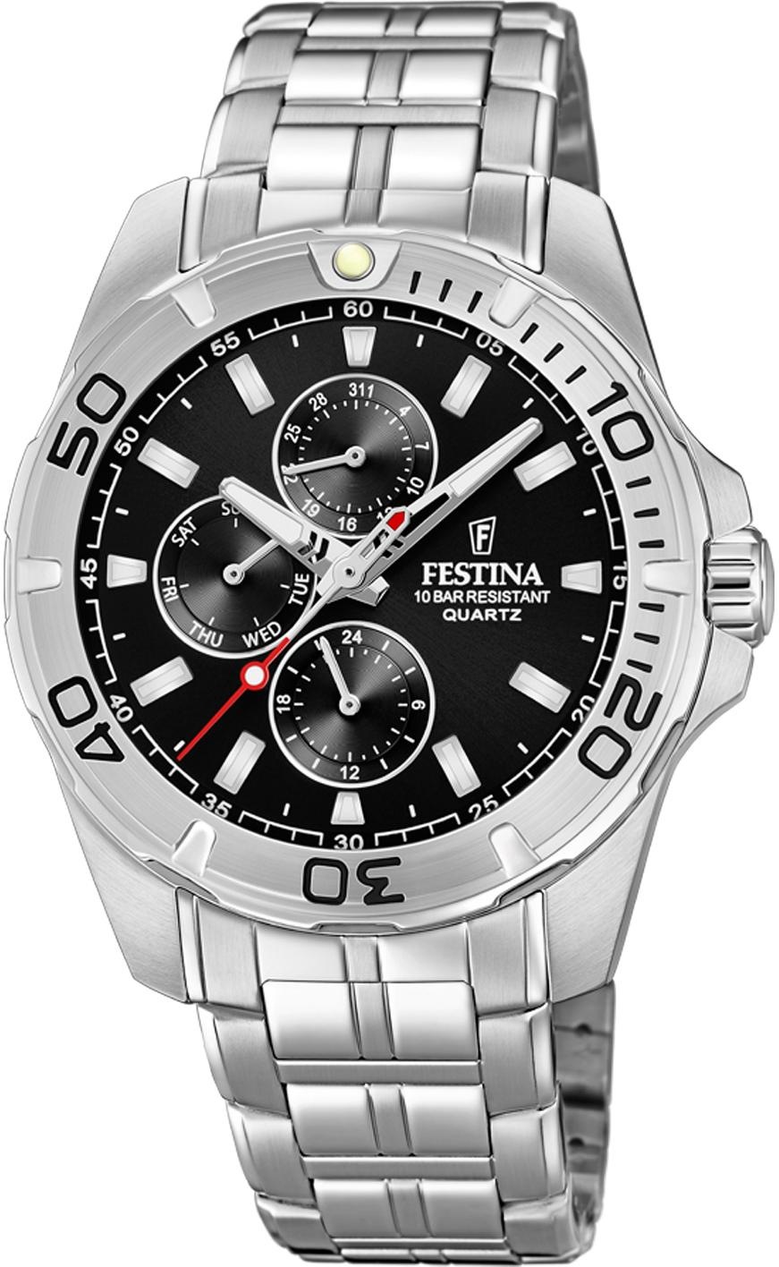 Festina Multifunktionsuhr »F20445/3«, Armbanduhr, Quarzuhr, Herrenuhr