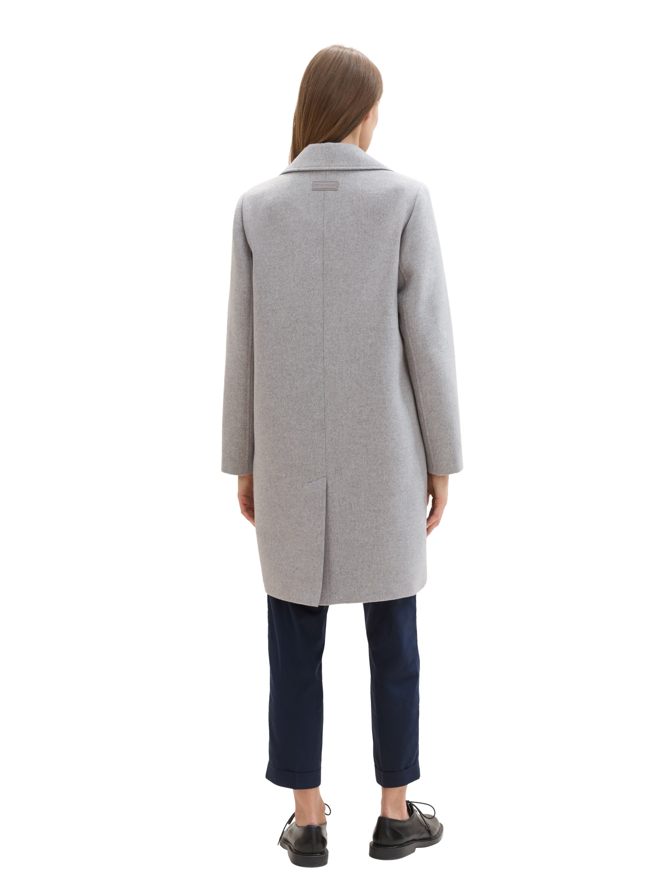 TOM TAILOR Kurzmantel, mit Wolle