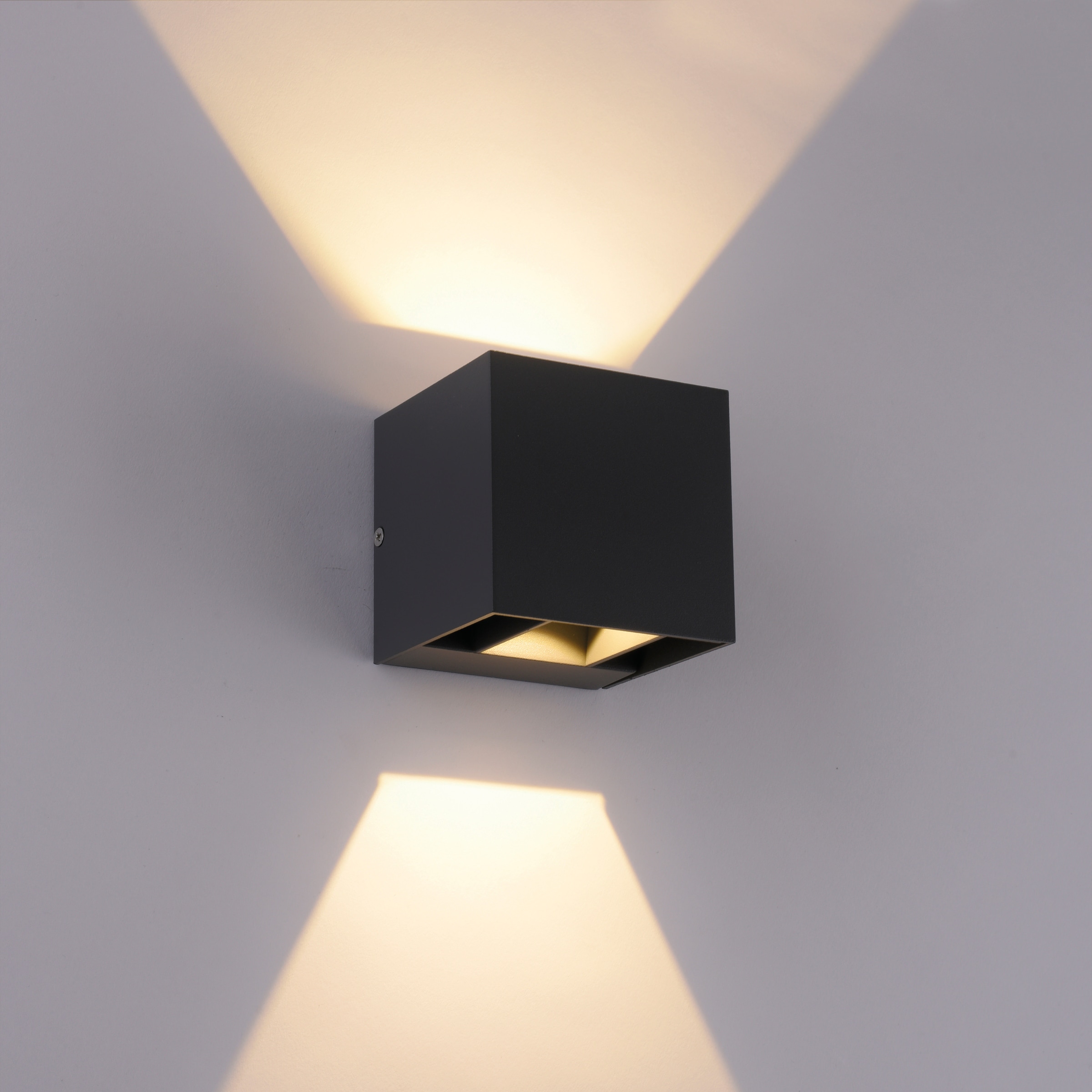 Paul Neuhaus LED Außen-Wandleuchte »BLOCK«, 2 flammig, Leuchtmittel LED-Board | LED fest integriert, IP54