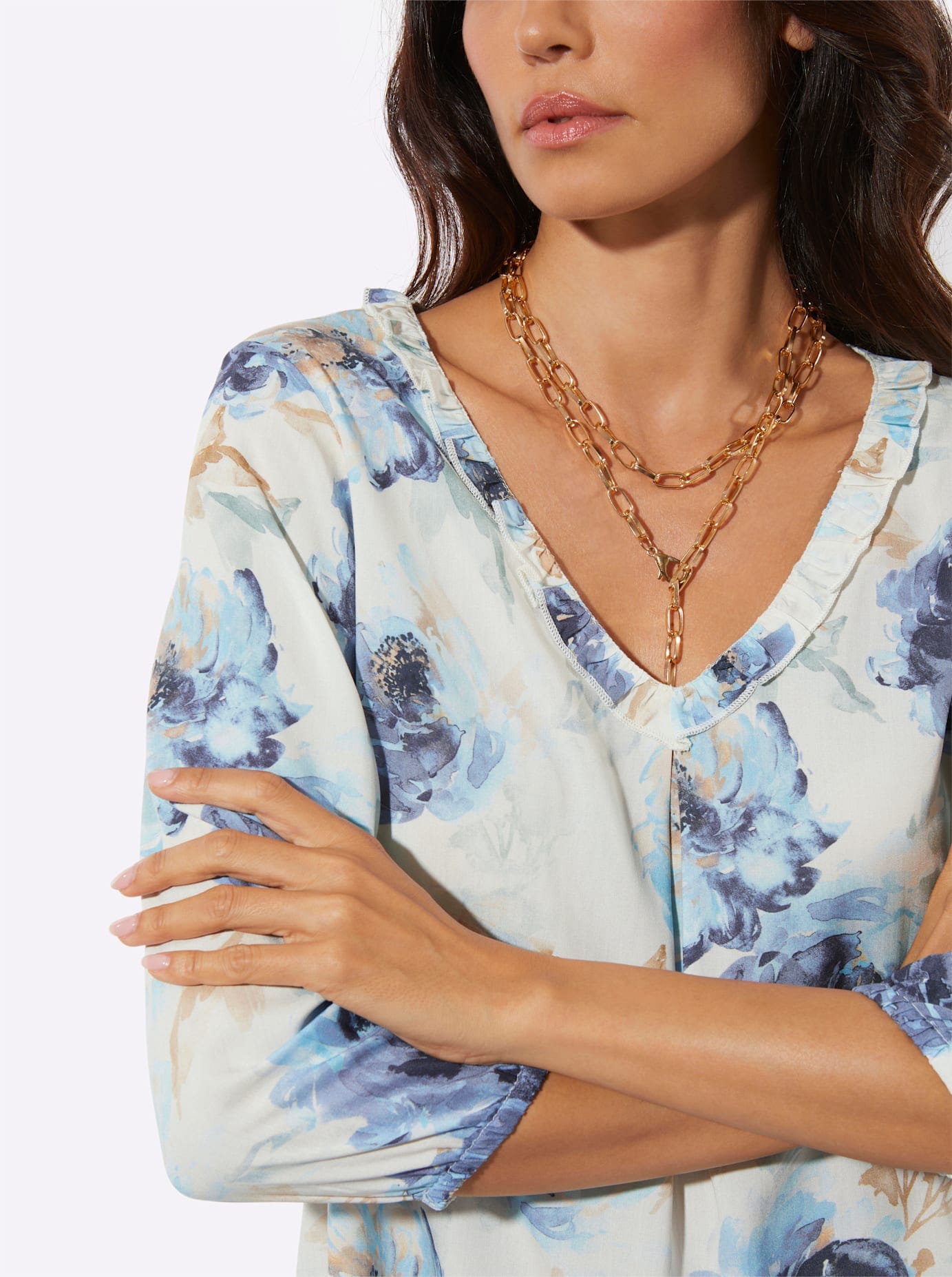 creation L Druckbluse