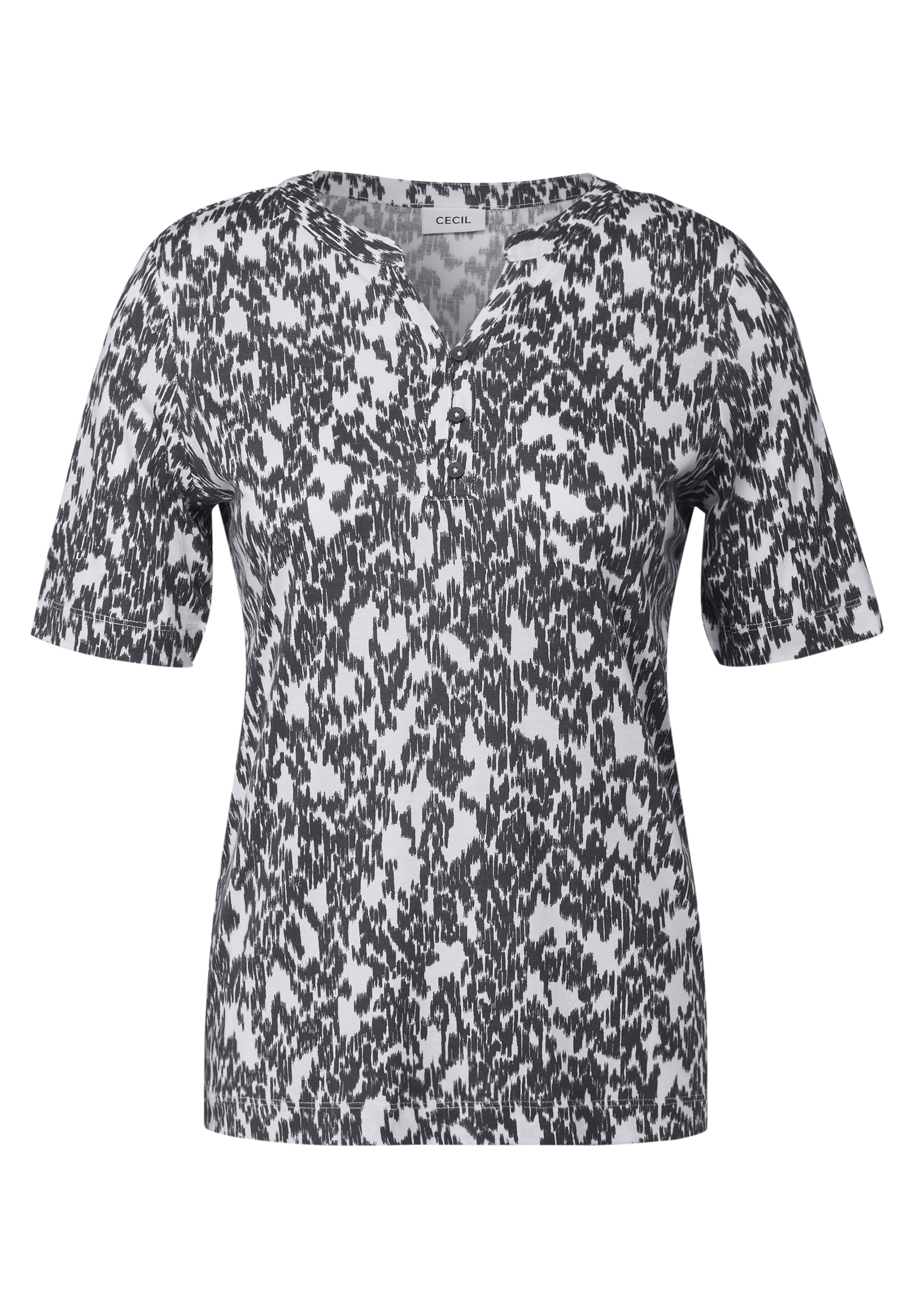 Cecil T-Shirt, im Tunika-Look und und mit Minimal-Print