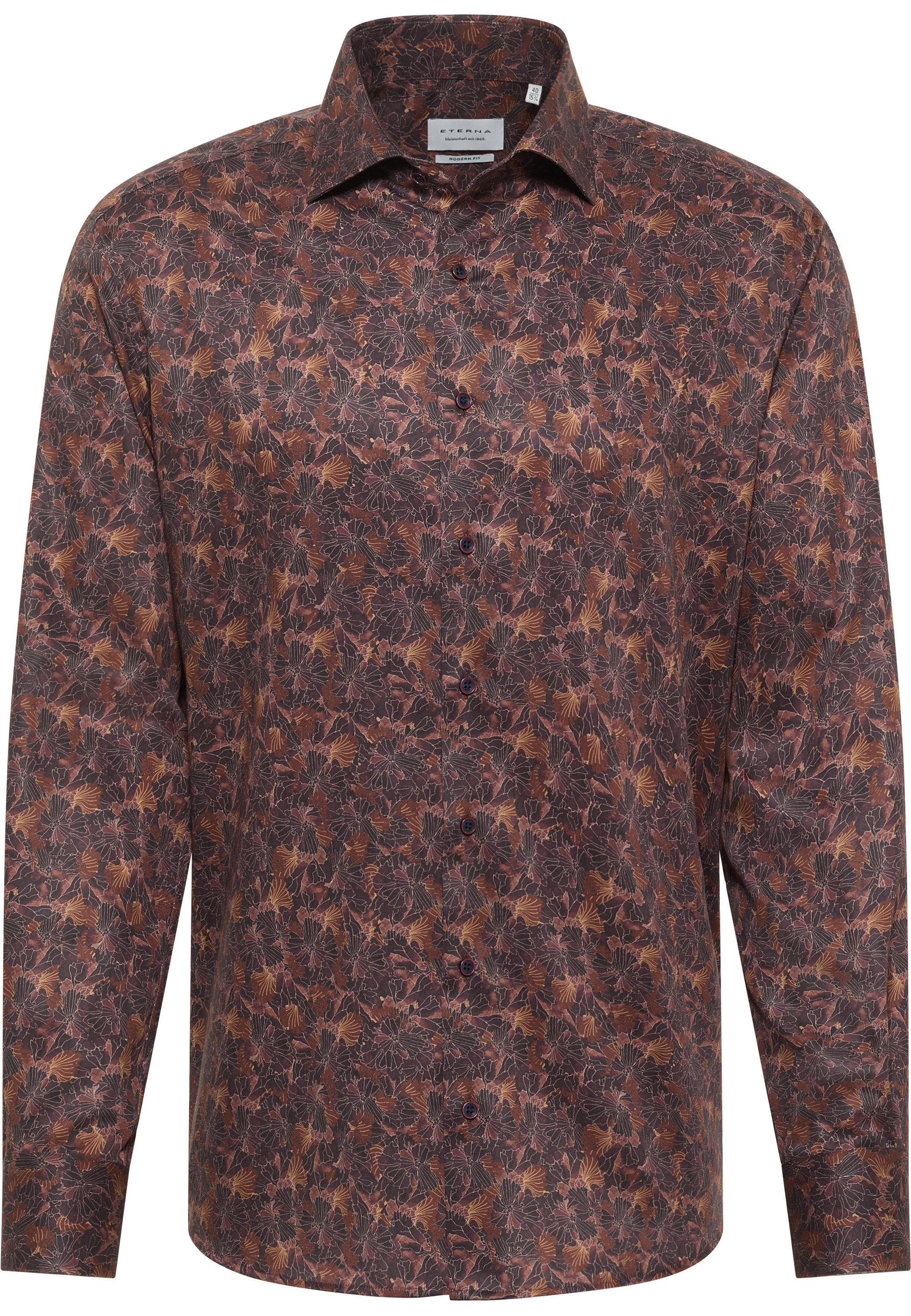 Eterna Langarmhemd »MODERN FIT« NON IRON (bügelfrei)