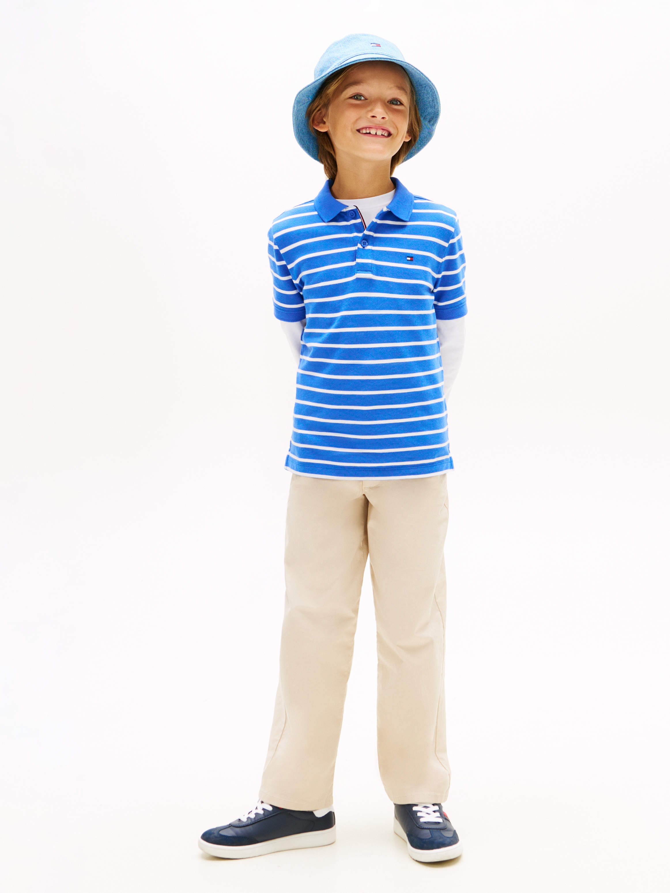 Tommy Hilfiger Poloshirt »FLAG POLO SS« Kinder bis 16 Jahre, regular fit