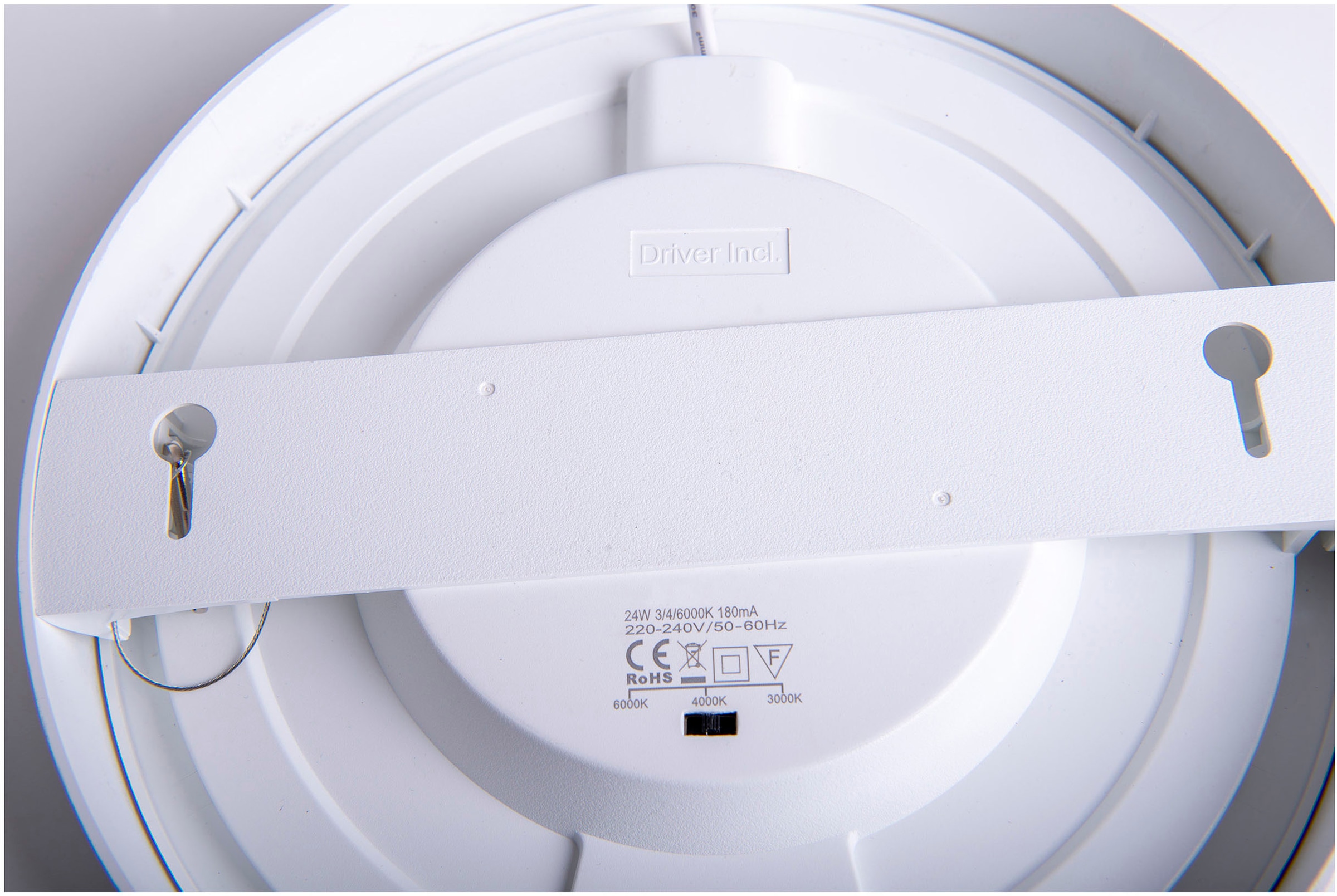 näve LED Einbauleuchte »Komplex«, 1 flammig, Leuchtmittel LED-Modul | LED fest integriert, auch Aufbau, CCT, Lichtfarbe über Geräteschalter einstellbar, rund