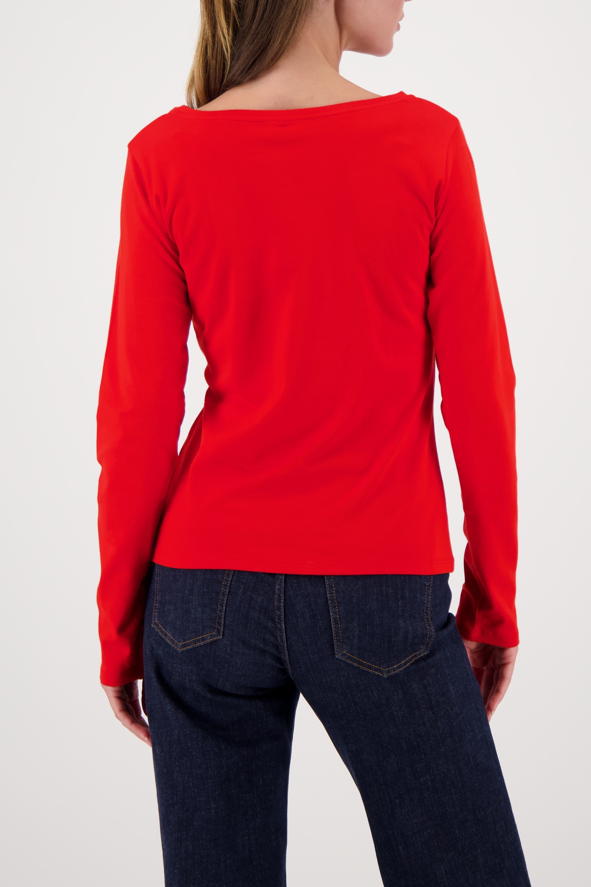 Monari Langarmshirt »Shirt Dreams« U-Boot-Ausschnitt, Regular Fit, mit Schriftzug