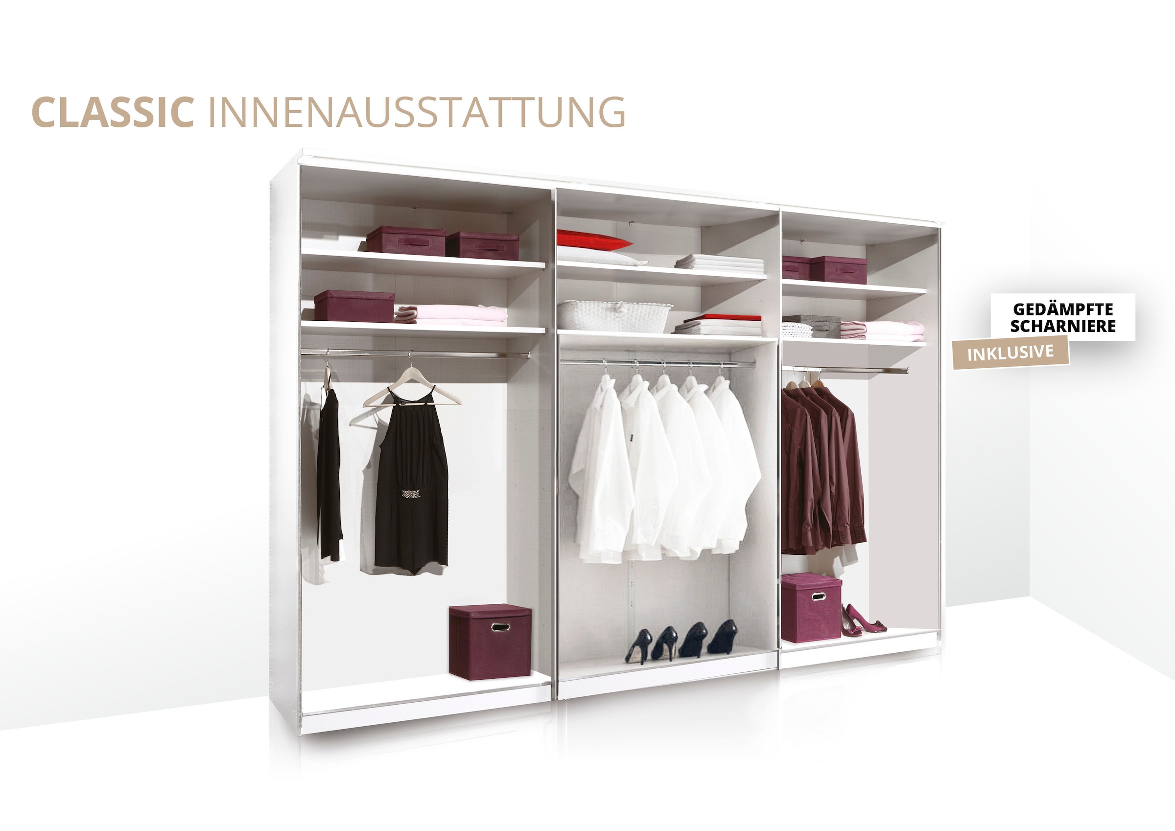 STAUD Drehtürenschrank »Extenso, edles Design in hochwertiger Qualität, Made in Germany«