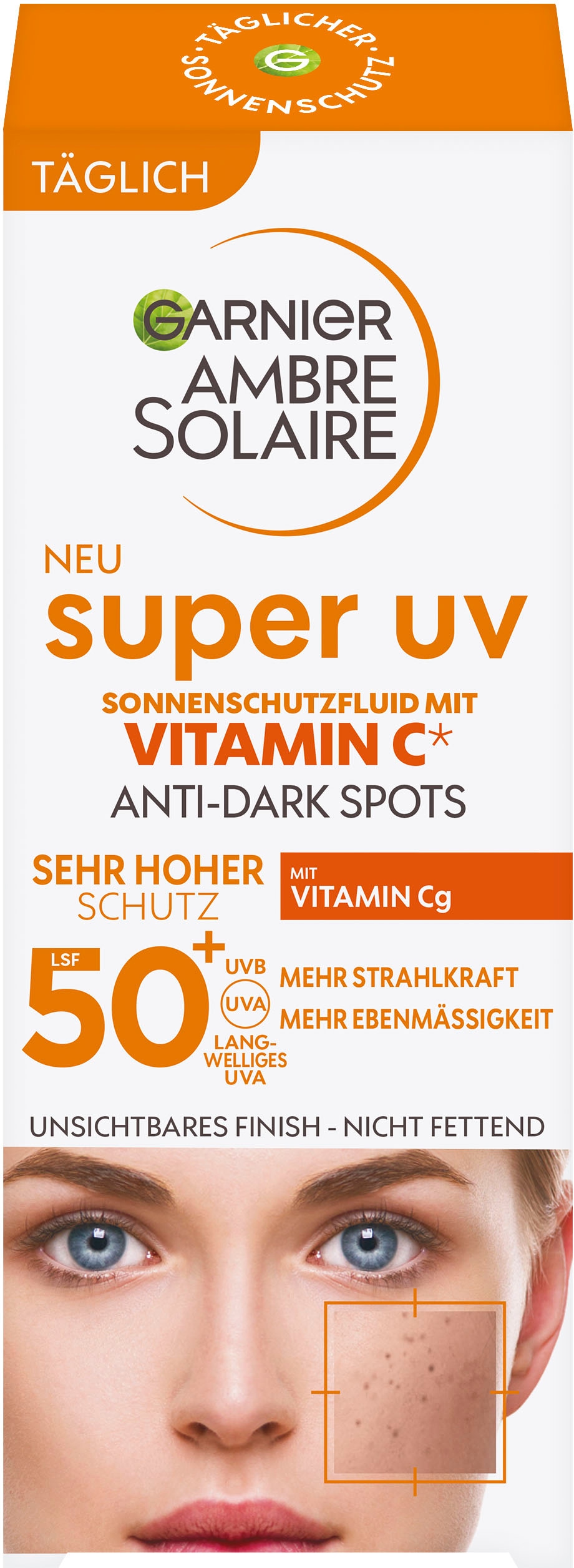 Sonnenschutzfluid »Garnier Sonnenschutzfluid Vitamin C LSF 50+«, mit Vitamin C