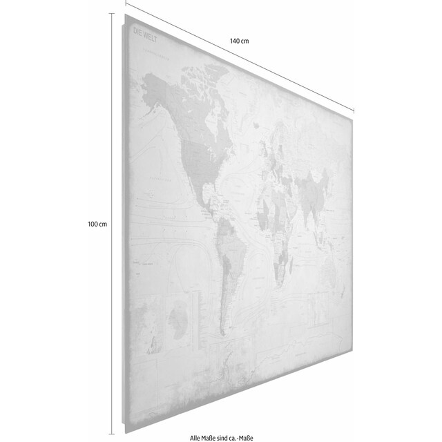 Reinders! Deco-Panel »Weltkarte - antik« auf Rechnung kaufen