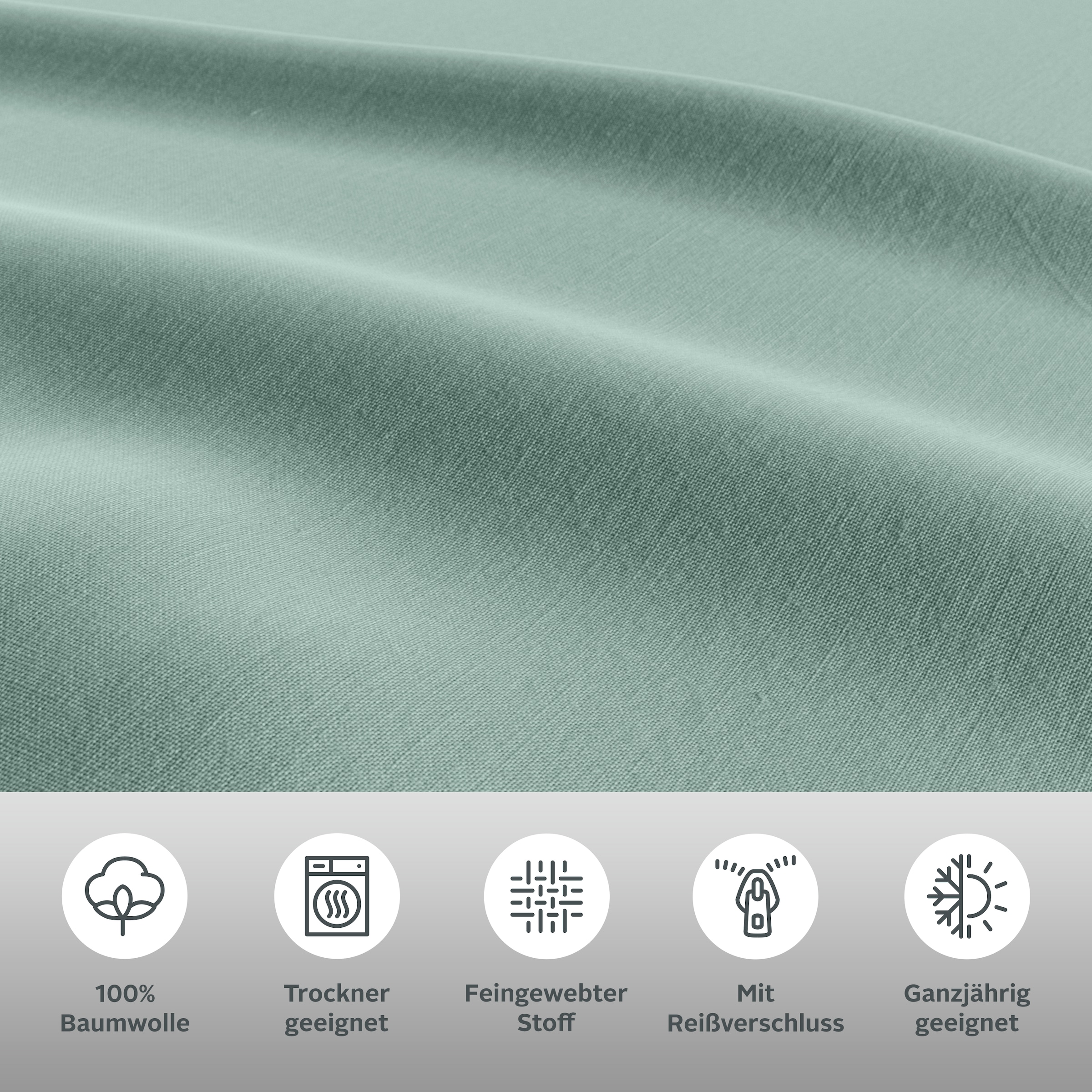 Home affaire Bettwäsche »Luisa« 2 Stk. tlg. NEUHEIT: 100% Baumwolle, ab Gr. 135x200 cm, in zwei Qualitäten