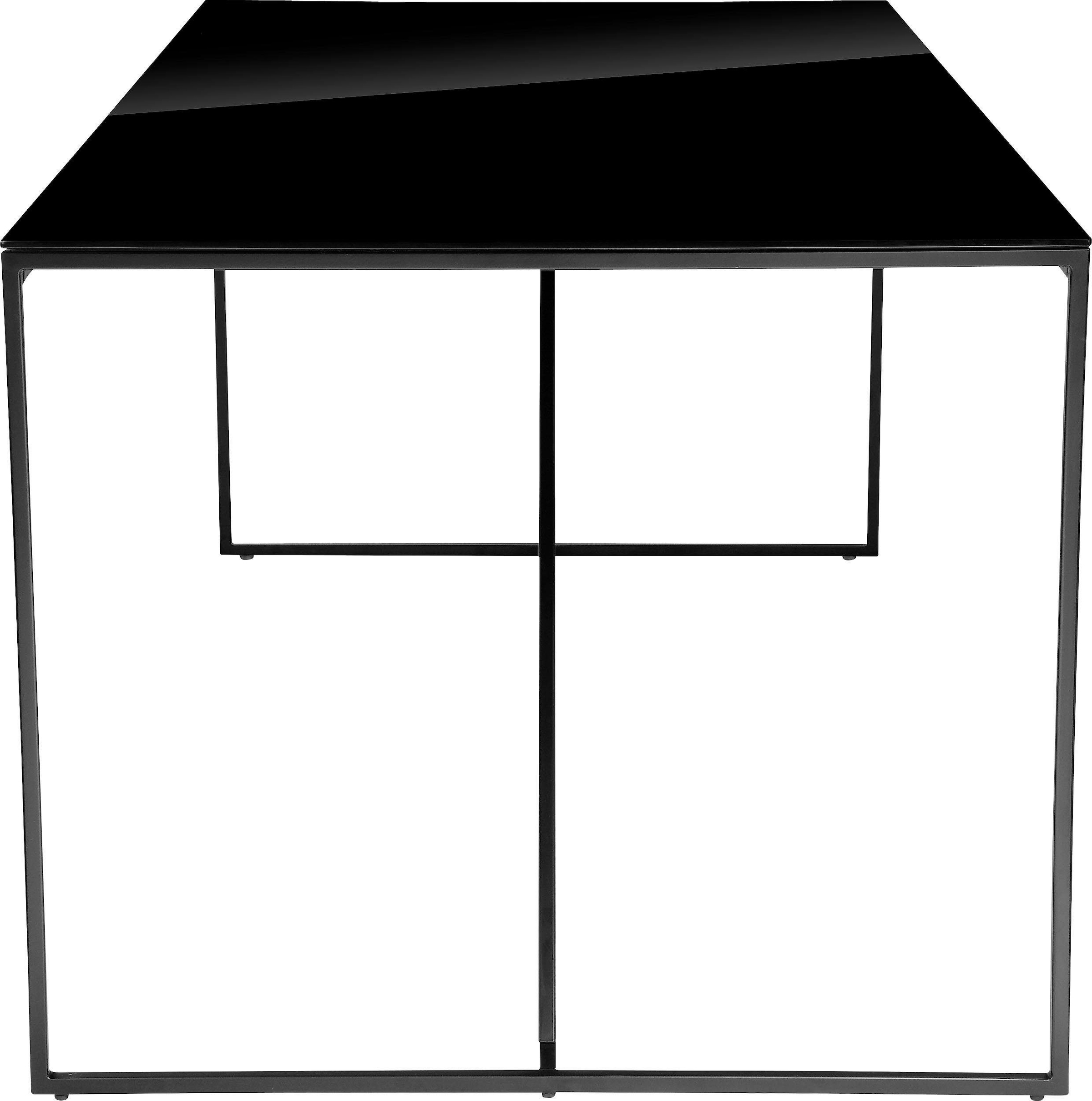 INOSIGN Esstisch »Esra, TOPSELLER!, OTTOs Choice«, Gestell aus Metall, Tischplatte aus Glas