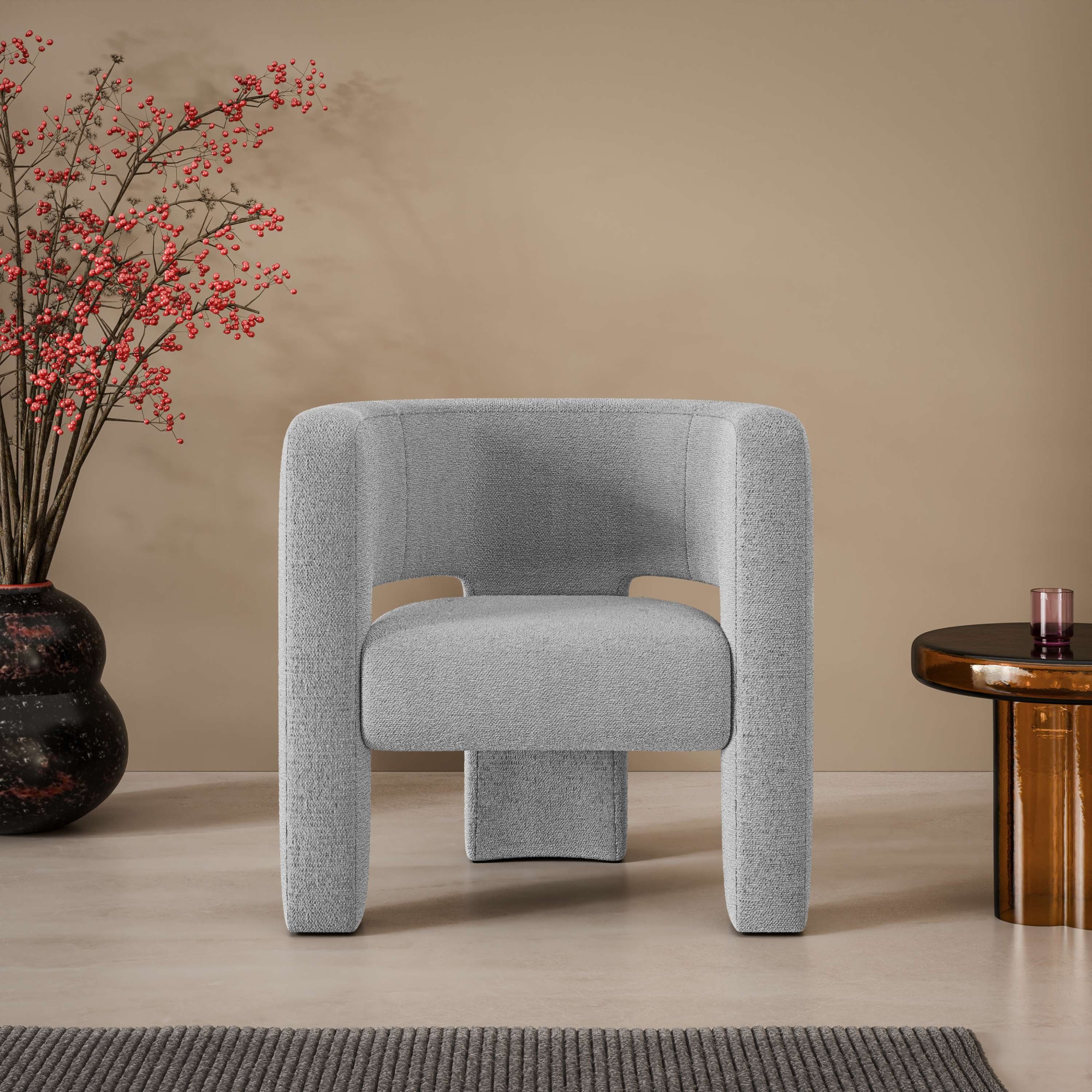 LeGer Home by Lena Gercke Sessel »Ohrensessel SELMIA Moderner Lounge-Sessel Einzelsitz, B/T/H 73/62/76cm«, Relaxsessel/Lehnstuhl, erhältlich in trendigen Stoff- und Farboptionen