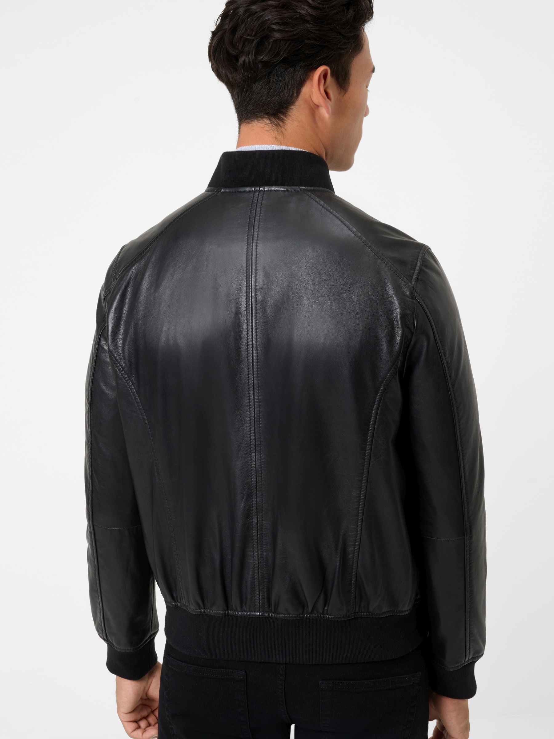 RICANO Blouson »Lederjacke Samuel« ohne Kapuze Handgefertigt aus echtem Leder