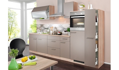 wiho Küchen Küchenzeile »Montana«, mit E-Geräten, Breite 290 cm kaufen