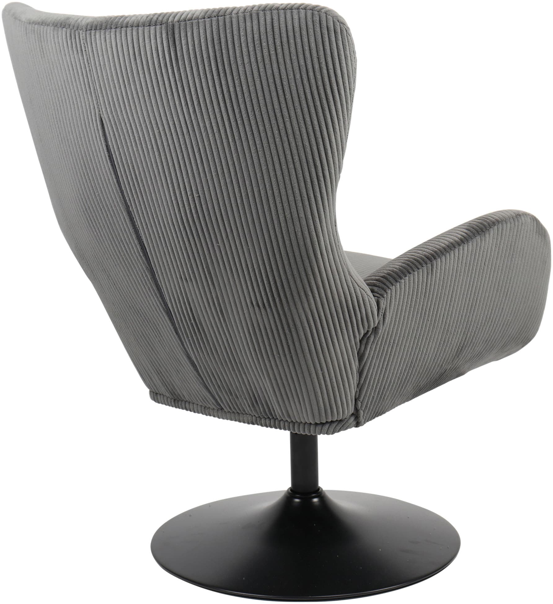 HELA Loungesessel »SAMOS«, (1 St.), Sessel;drehbar;Trompetengestell;Microfaser Breitcord;Armlehnen