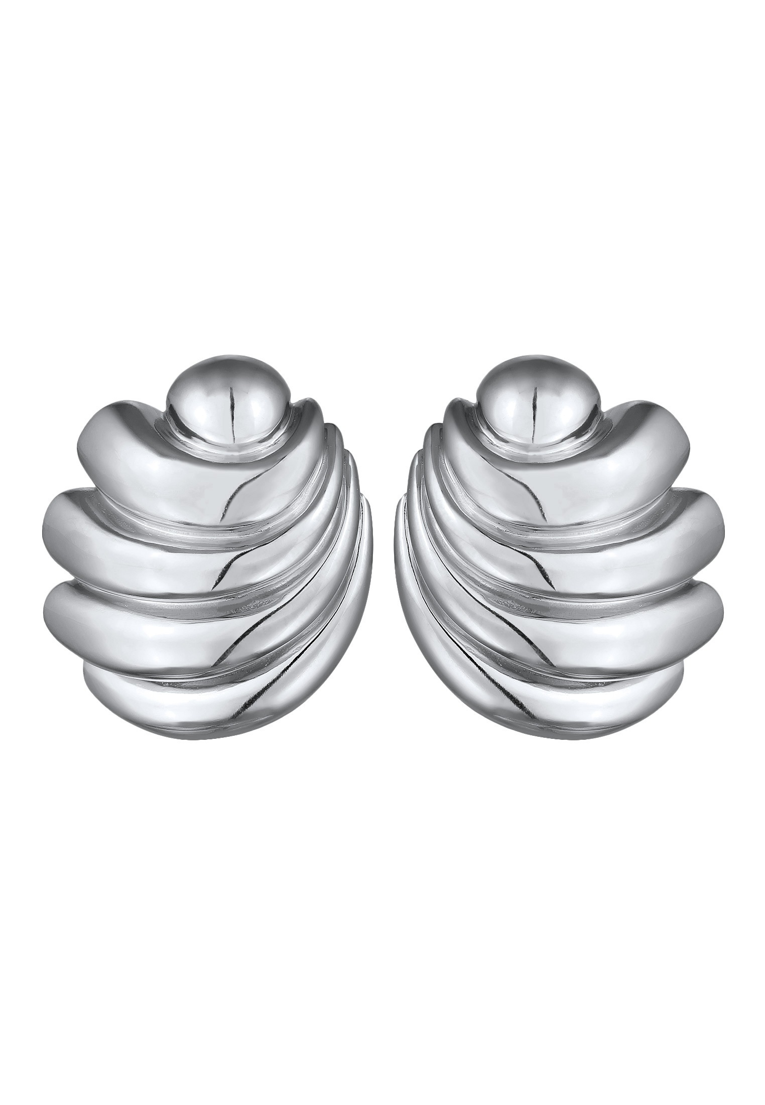 Elli Premium Paar Ohrstecker »Ohrringe Muschel 925 Sterling Silber vergoldet«