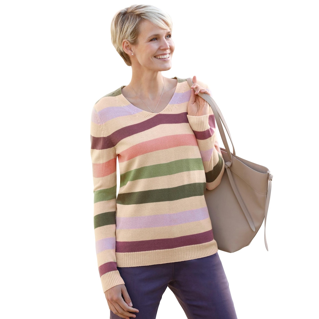 Classic Basics Streifenpullover »Pullover«