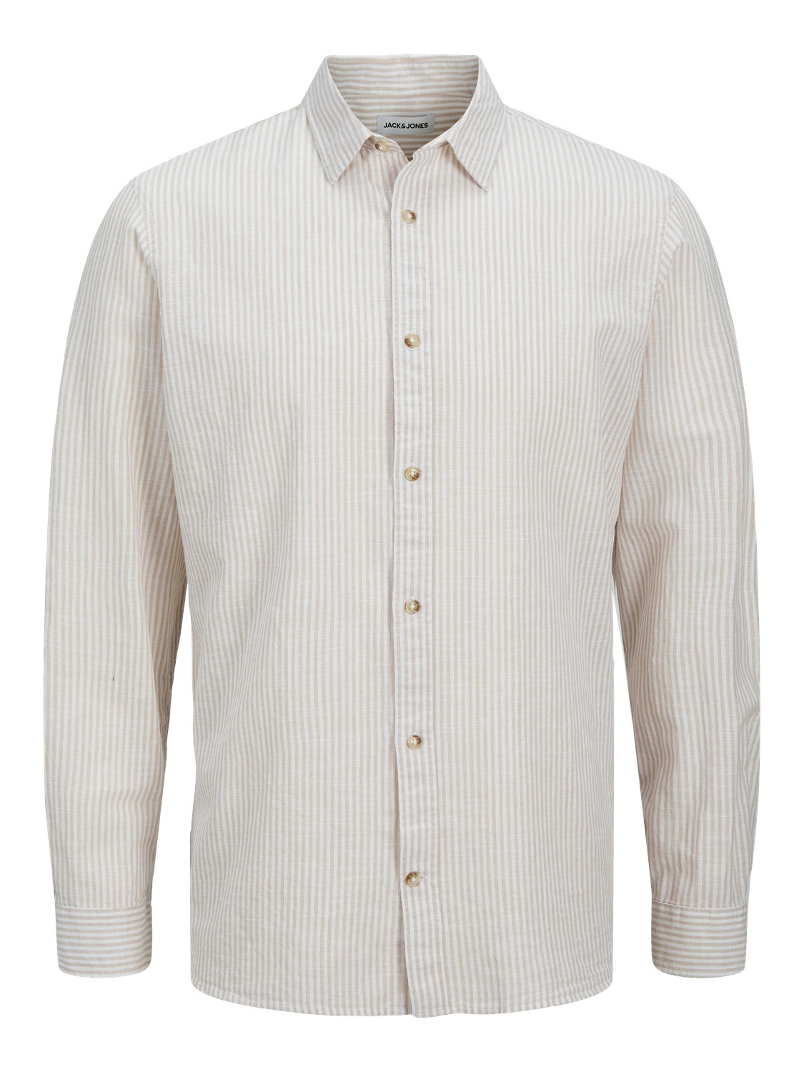 Jack & Jones Langarmhemd »JJESUMMER SHIRT LS SN« mit Hemdkragen