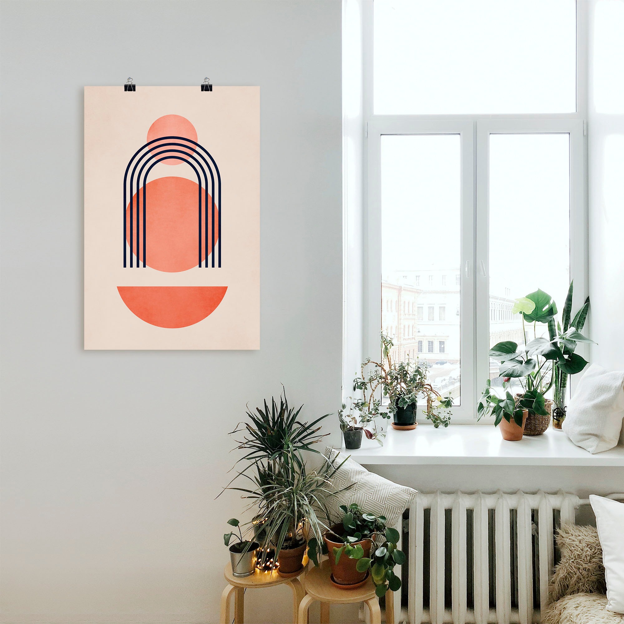 Artland Wandbild »Geometrica Nr. 7«, Muster, (1 St.), als Alubild, Leinwandbild, Poster, Wandaufkleber in verschied. Größen