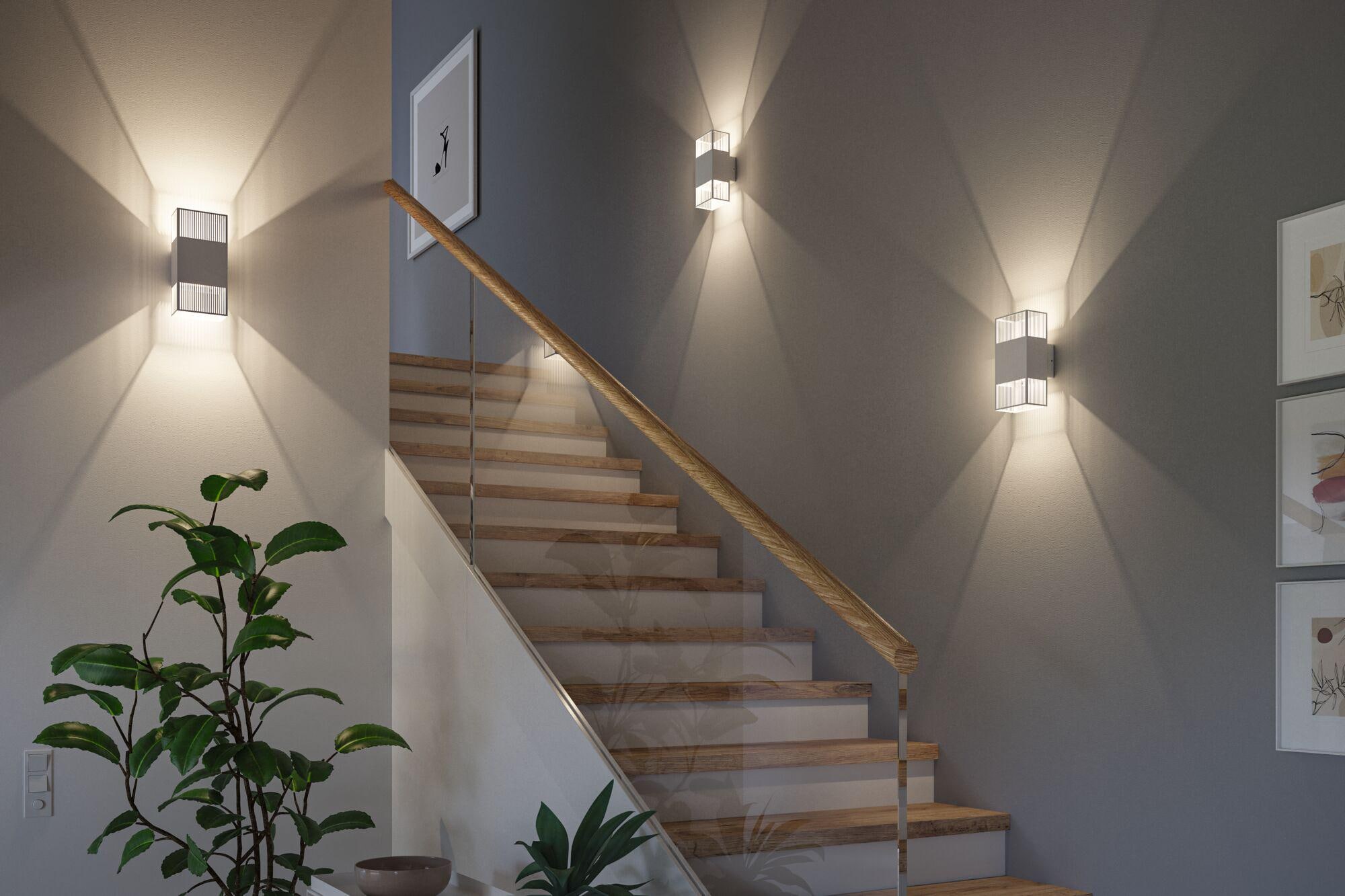 Paulmann LED Wandleuchte »Tharin« LED-Modul 1 Stk. Warmweiß spritzwassergeschützt