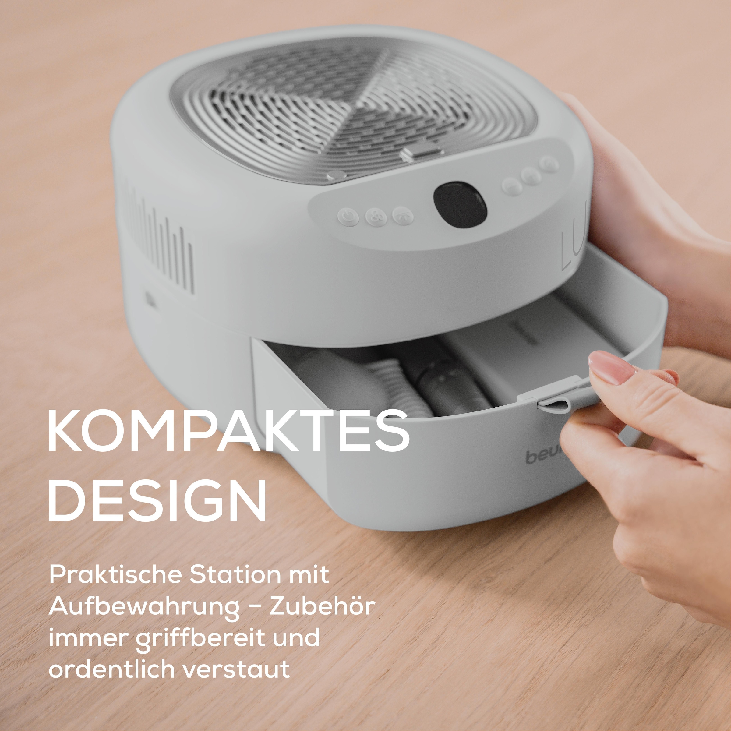 BEURER Maniküre-Pediküre-Set »MP 210 LUX, professionelle Maniküre-Pediküre-Station für zu Hause« Mit Nagelfräser, UV/LED -Lampe und Nagelstaubabsauger