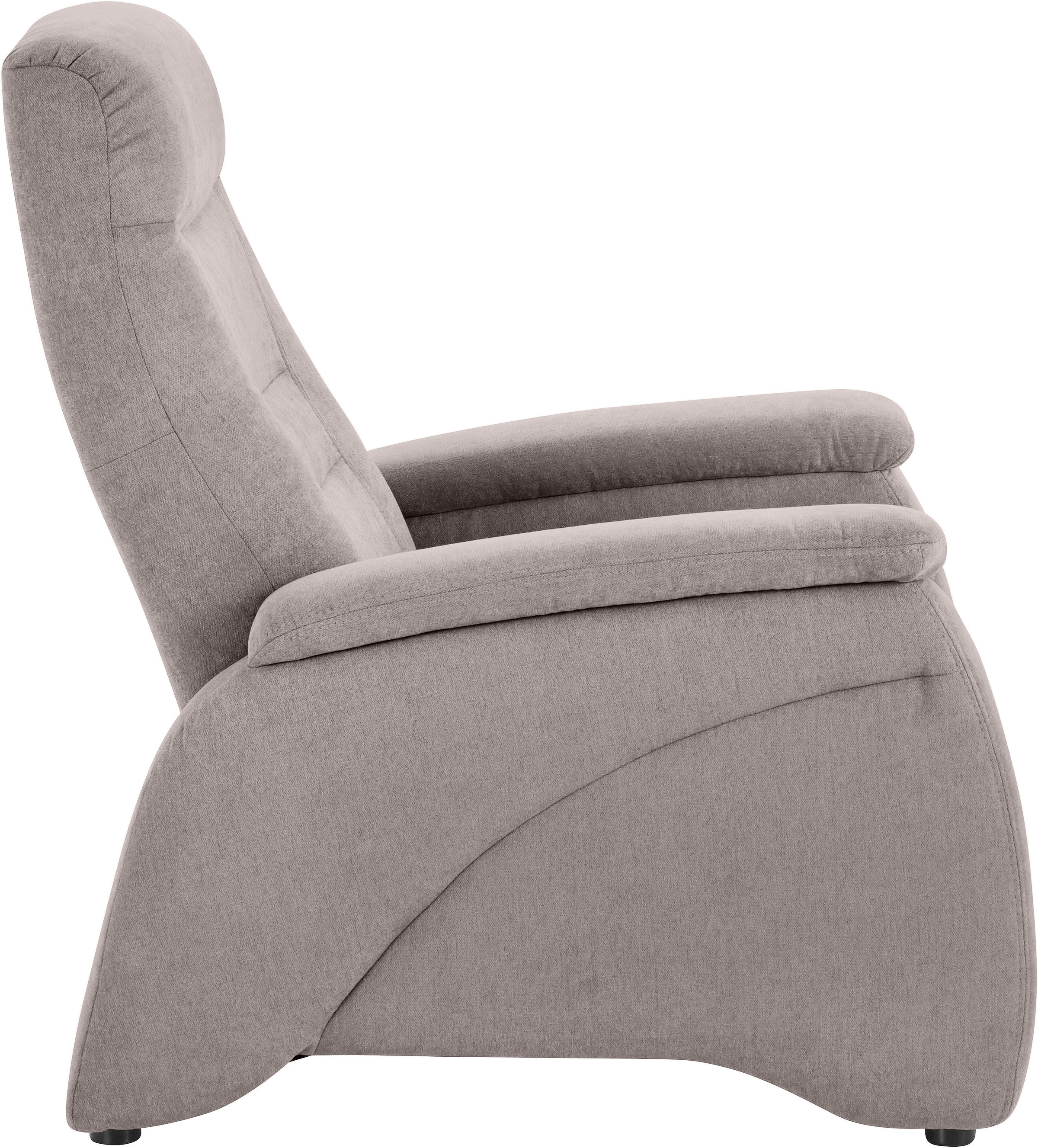 exxpo - sofa fashion Relaxsessel »Ascoli, Relaxsessel, Loungesessel, Hochlehnsessel« mit Relaxfunktion