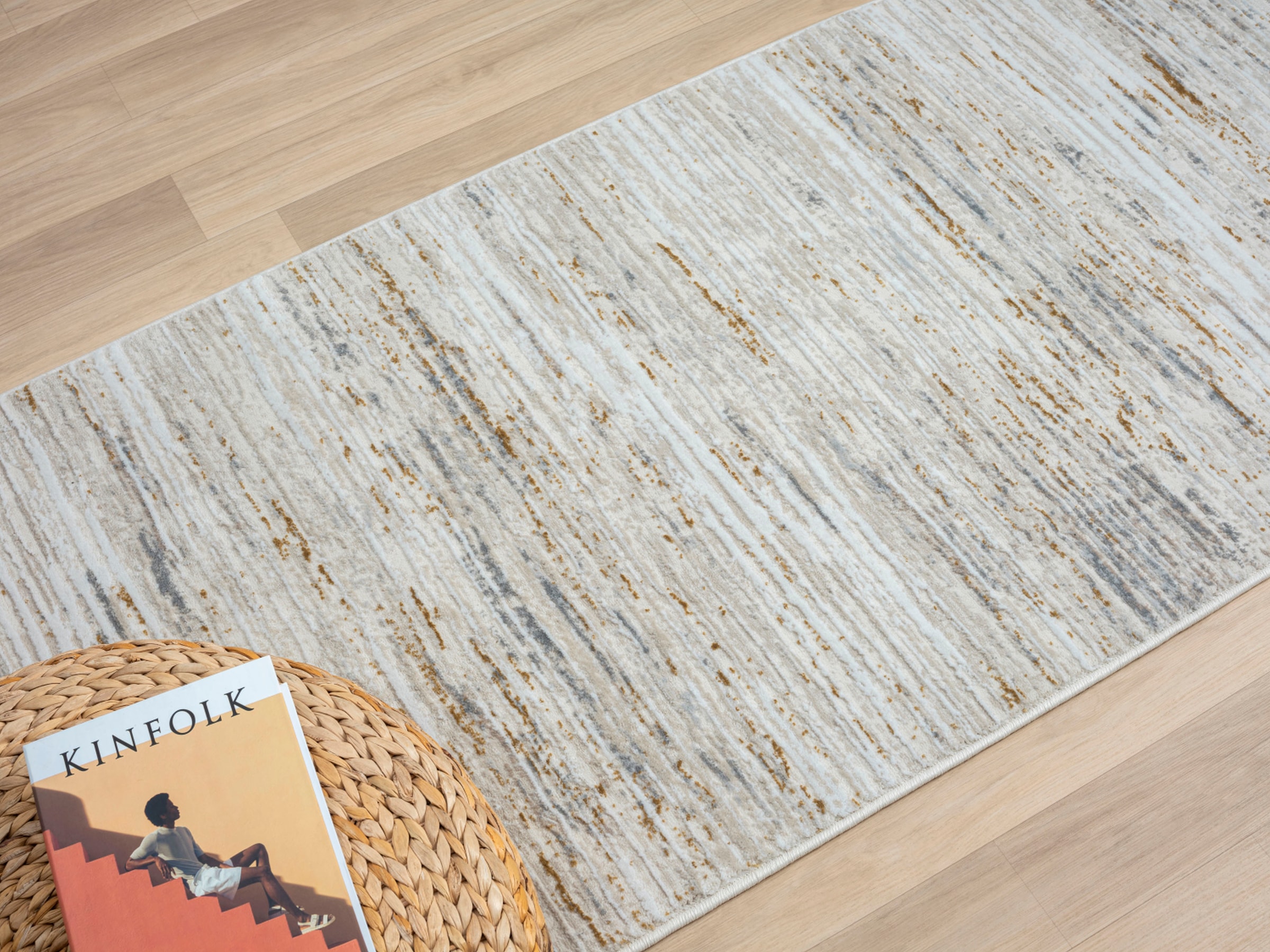 Myflair Möbel & Accessoires Teppich »My Passion« rechteckig 10 mm Höhe Kurzflor, Retro-Style, besonders weich durch Microfaser, mit Fransen