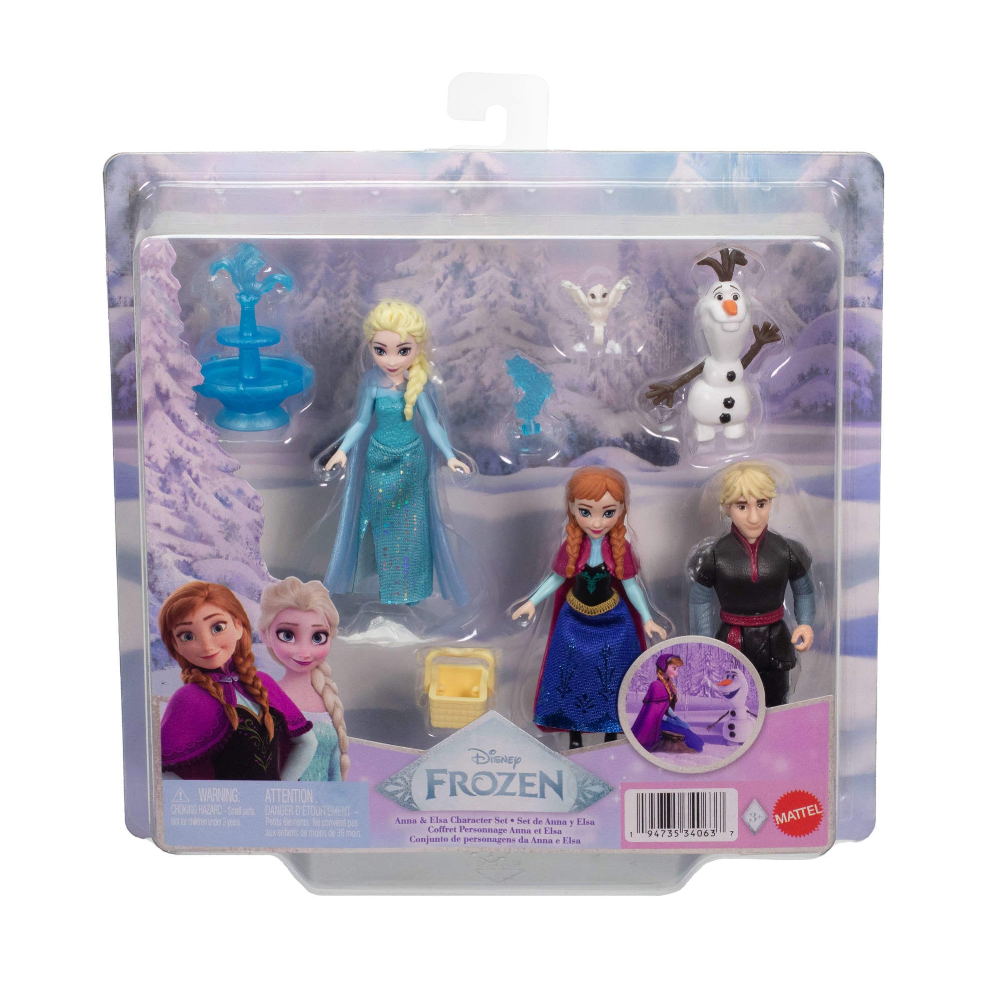 Mattel® Anziehpuppe »Disney Die Eiskönigin Kleinen Character Pack«