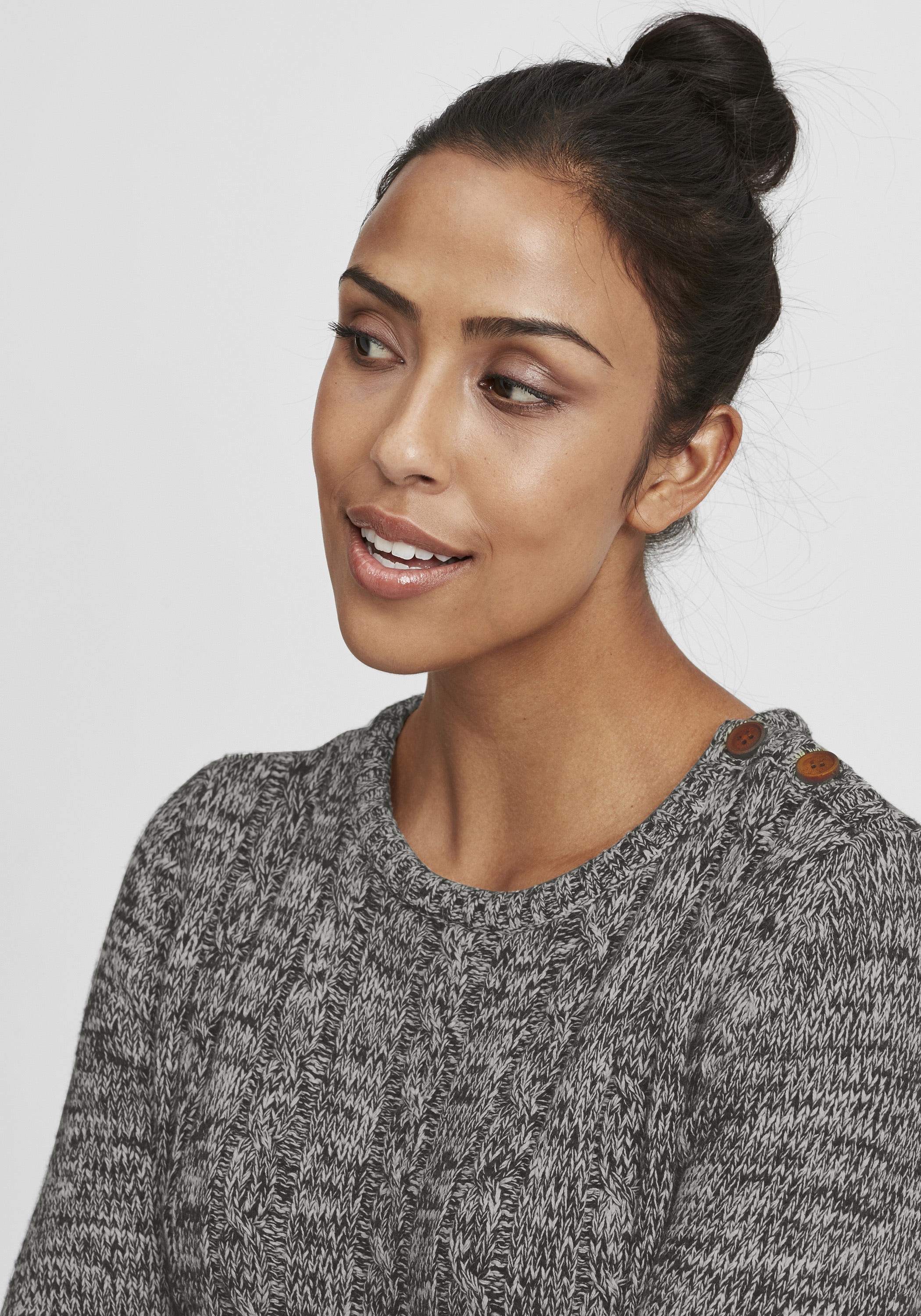 OXMO Strickfleece-Pullover »Strickpullover OXPhia«