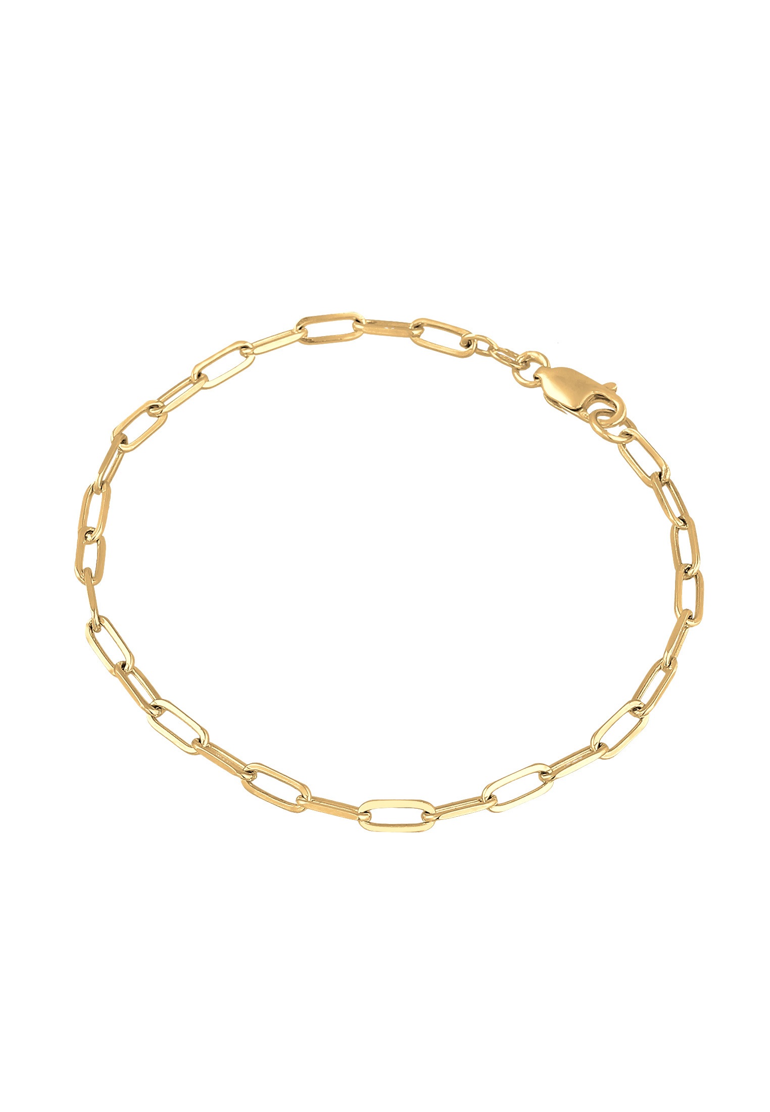 Elli Armkette »Armband Glieder Oval Basic Chunky Chains Optik 925 Silber«