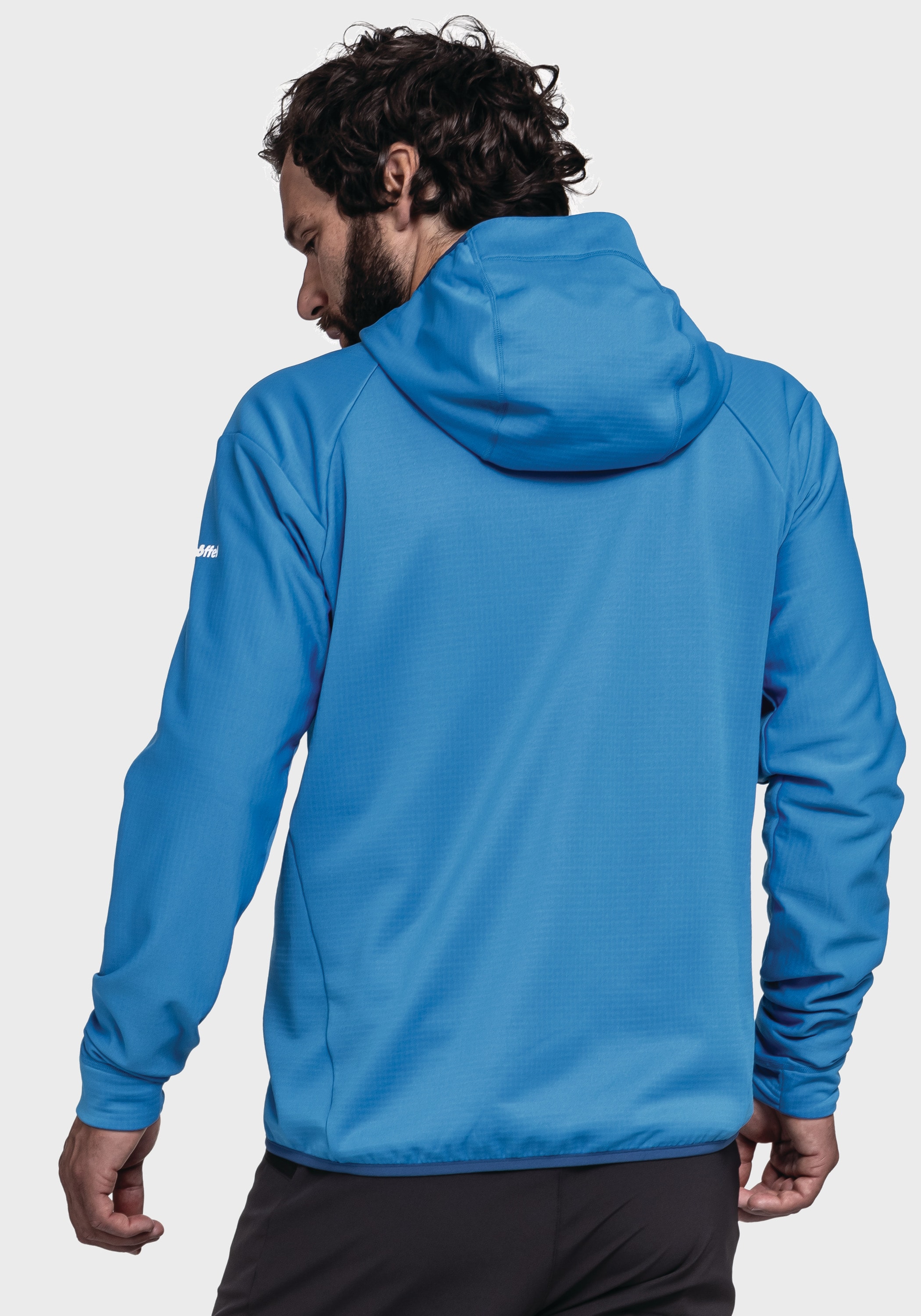 Schöffel Fleecejacke »Mountain Fleece Hoody Style Blaueis MNS«, mit Kapuze