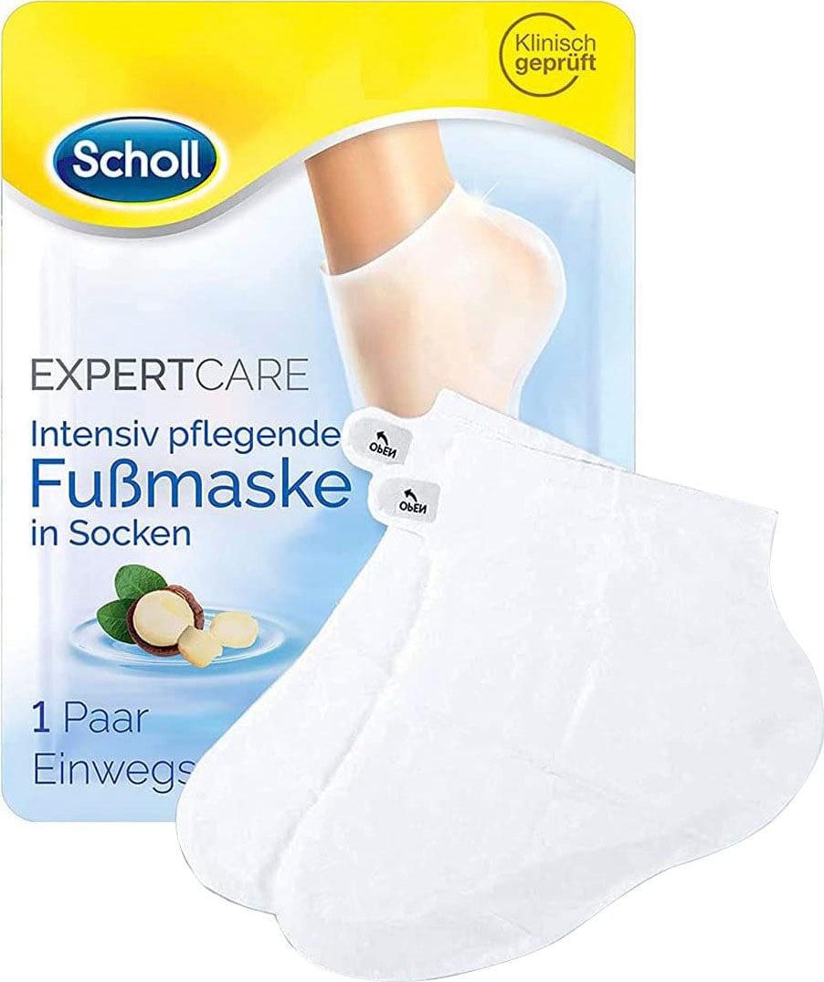 Scholl Fußmaske »ExpertCare«, Macadamia in Socken intensiv pflegend