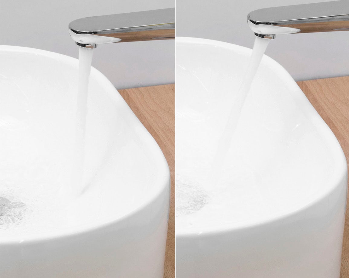 CORNAT Waschtischarmatur »"Denia" - Verchromter Messingkörper - Hohe Auslaufhöhe«, Ohne Ablaufgarnitur / Wasserhahn fürs Bad / Waschbecken-Armatur