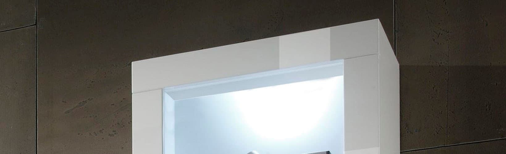 trendteam LED Unterbauleuchte LED-Board 4 Stk. Kaltweiß LED Unterbauspots mit kalt-weißem Licht - Mit Fußschalter