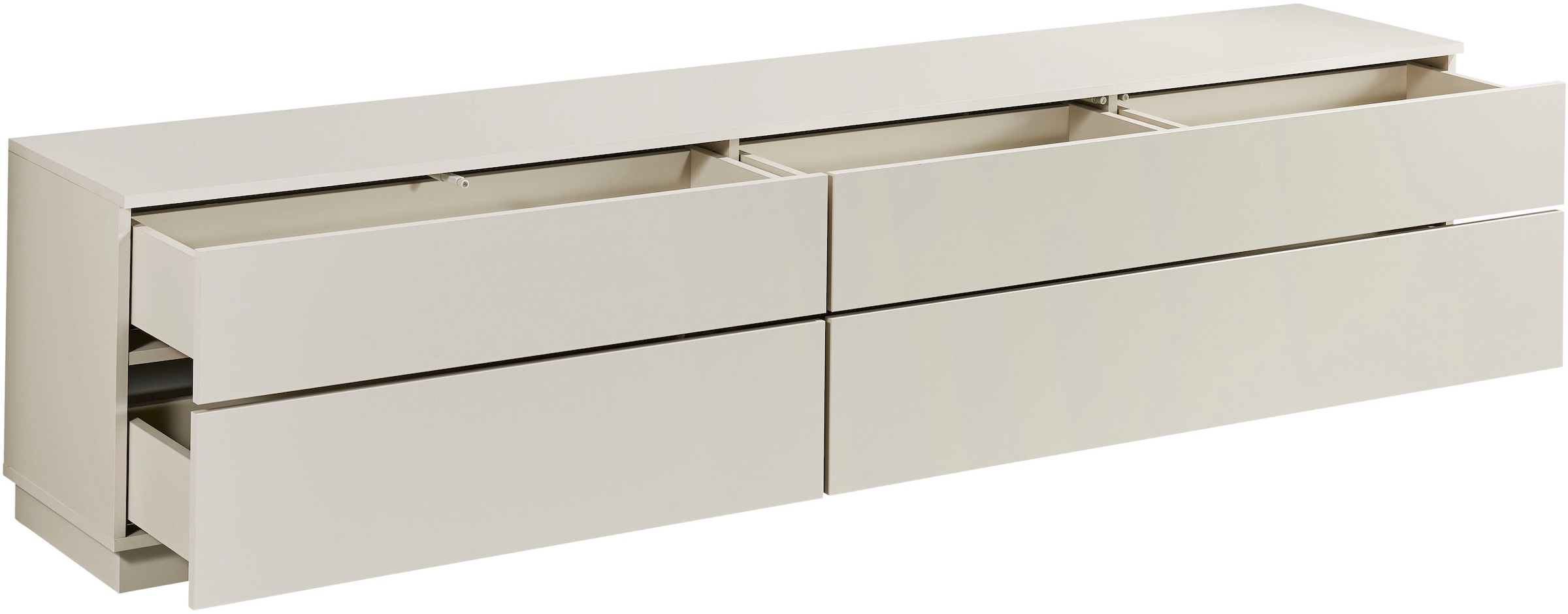 HBZ Lowboard »Vince Lowboard, B/H/T 220x50x38 cm« 1 Stk. tlg. Breite 220 cm, Push-to Open, Melaminbeschichtung