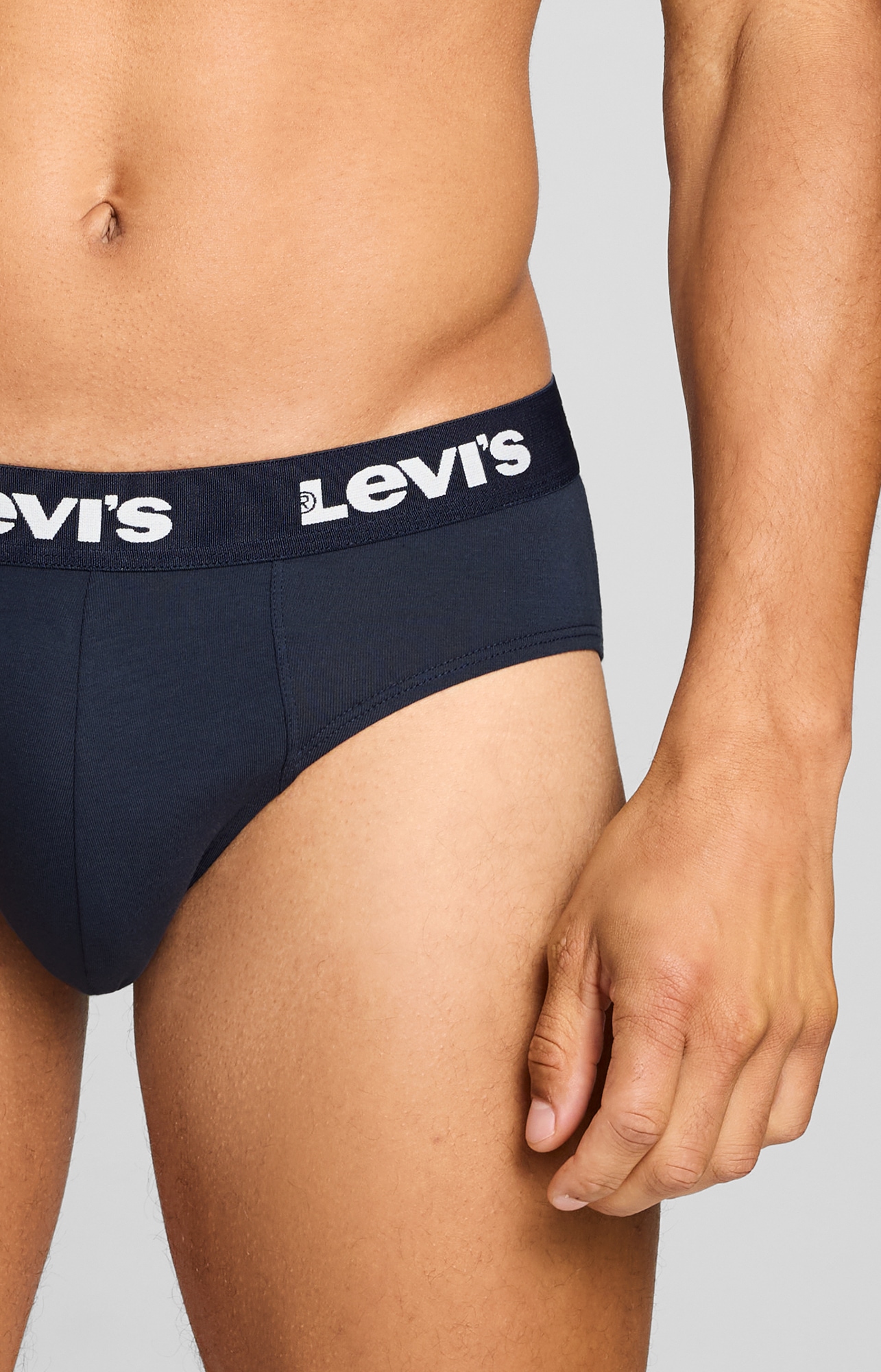 Levi's® Slip »LEVIS MEN REPEAT LOGO BRIEF« 2er Pack,  mit Logobund, Cotton-Mix, ohne Eingriff