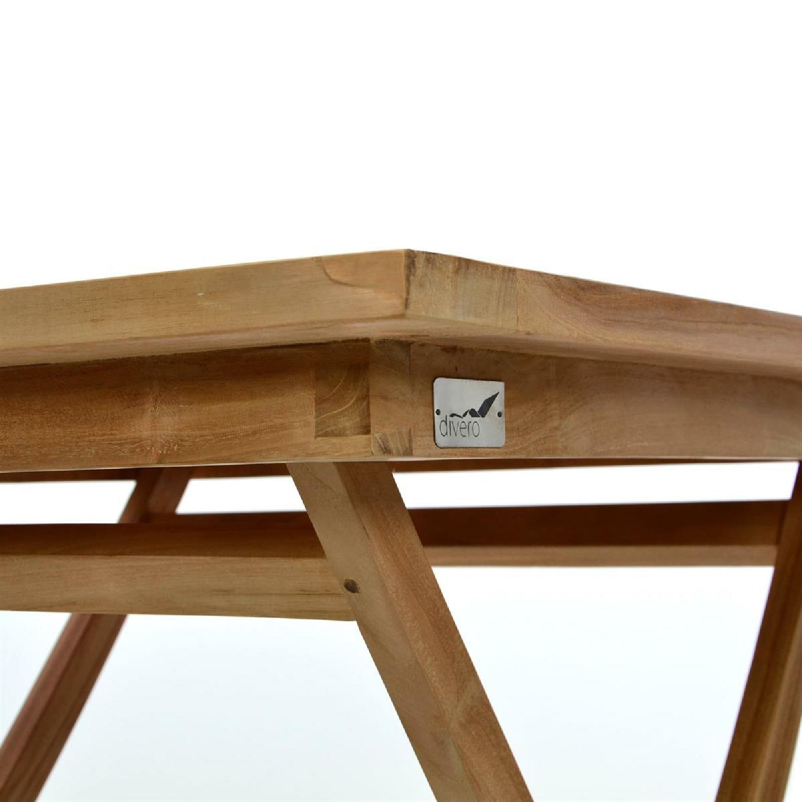 VCM Gartentisch »Quadratischer Tisch behandelt« 1 Stk. tlg.