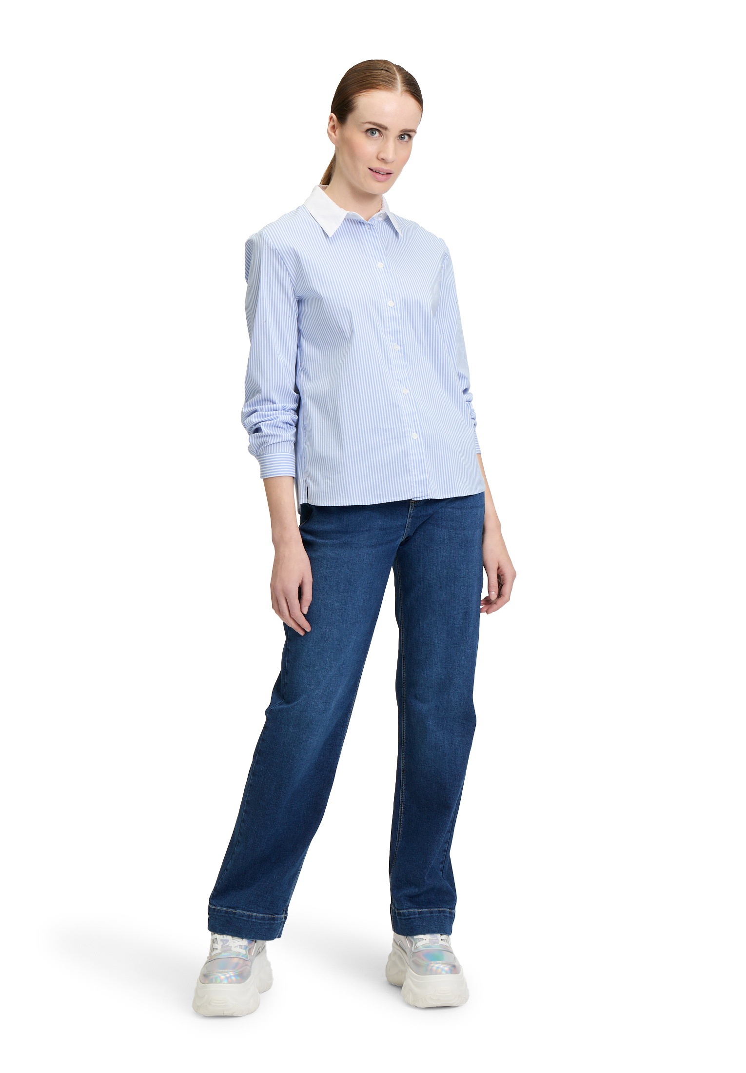 Cartoon Klassische Bluse »Streifenbluse mit Strass«