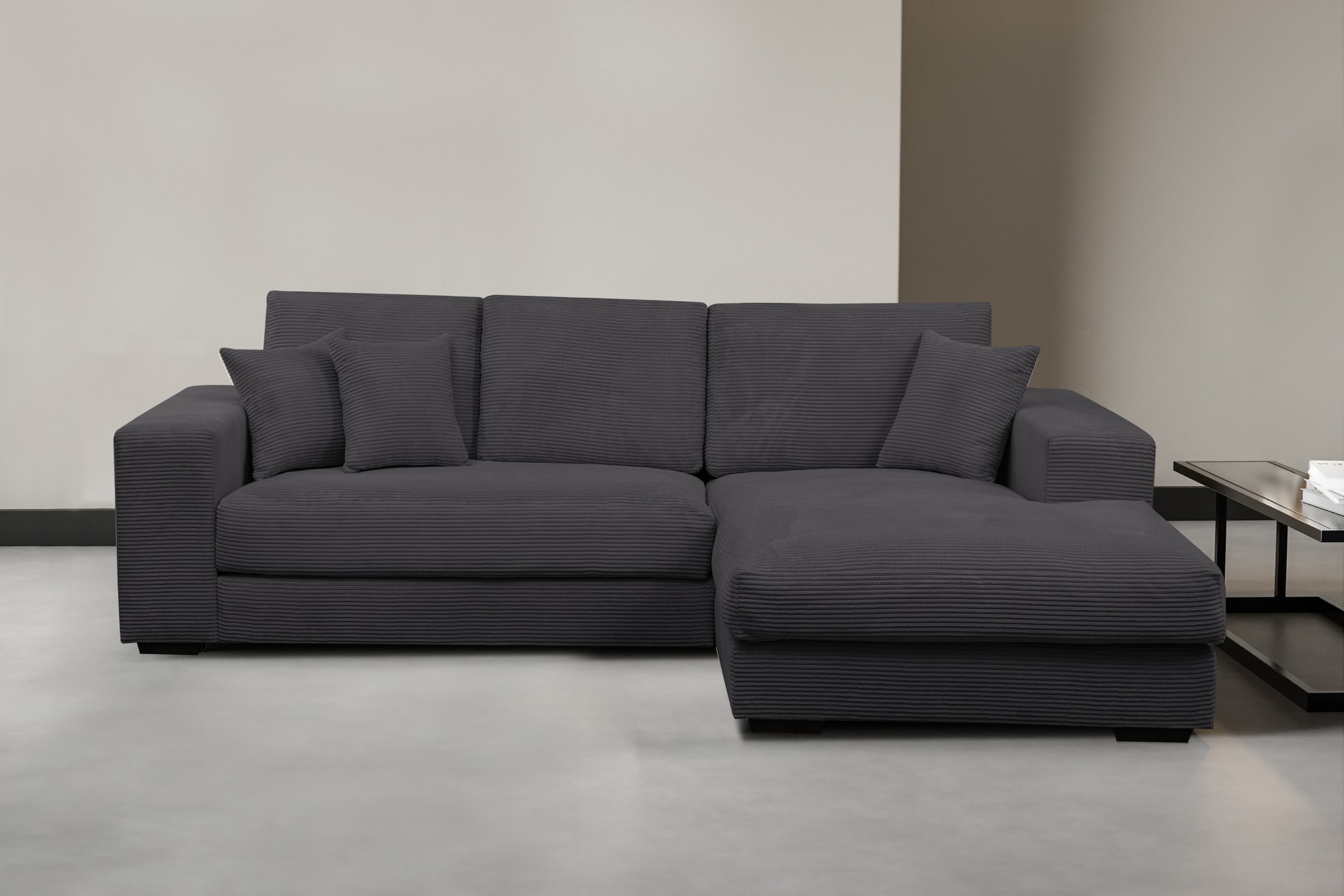 Ecksofa »Eden L-Form«, Design Ecksofa in Cord mit besonders weichem Sitzkomfort