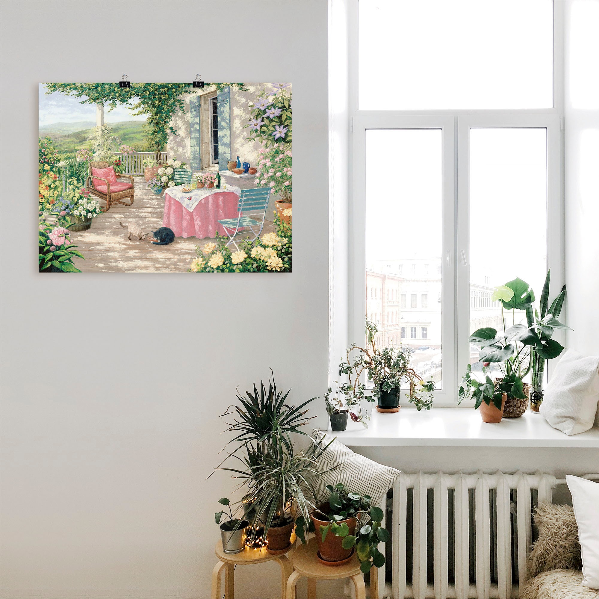 Artland Wandbild »Brunch« Garten 1 Stk. tlg. als Leinwandbild, Poster in verschied. Größen