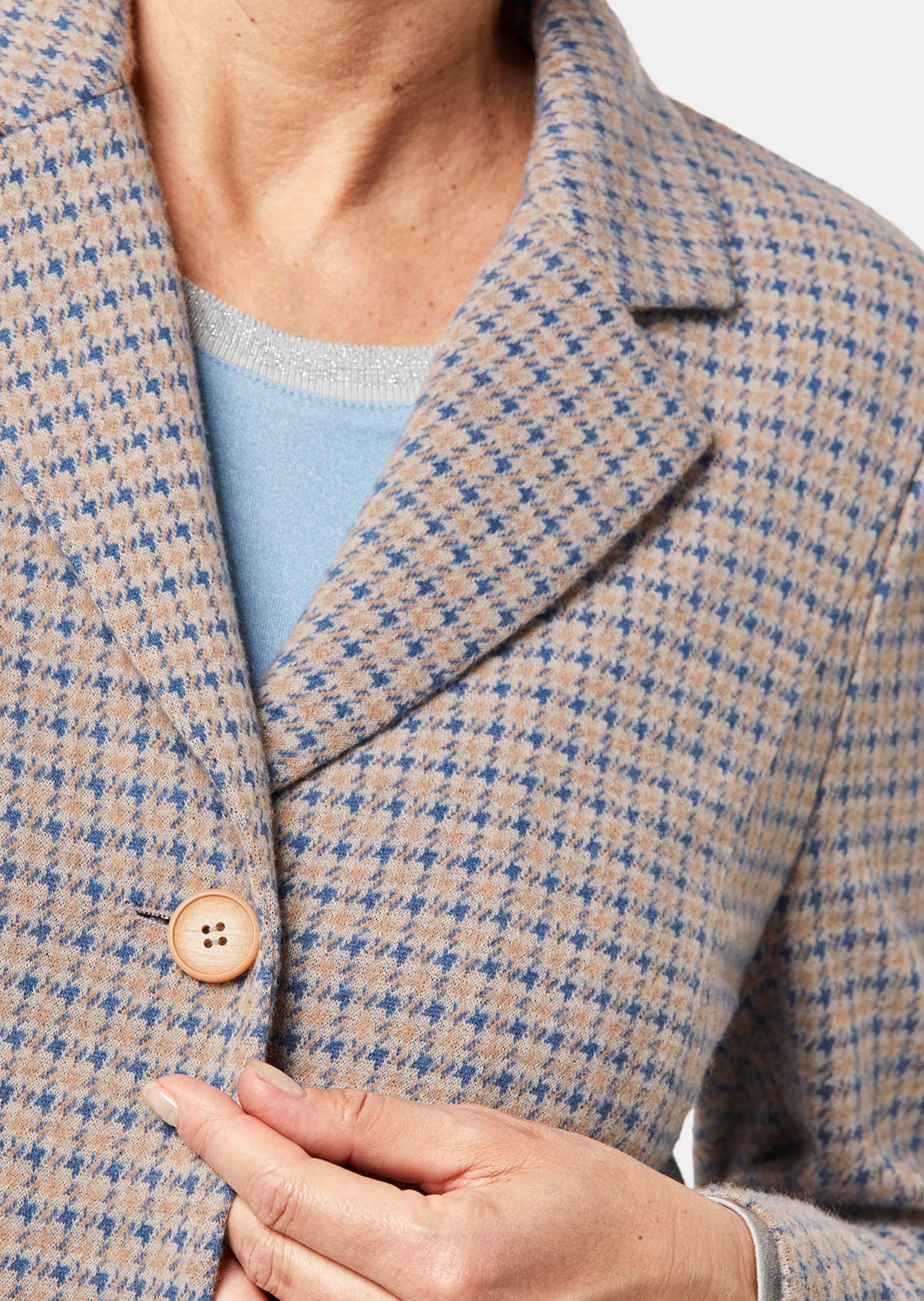 GOLDNER Jerseyblazer »Indoorjacke aus strukturiertem Jersey«