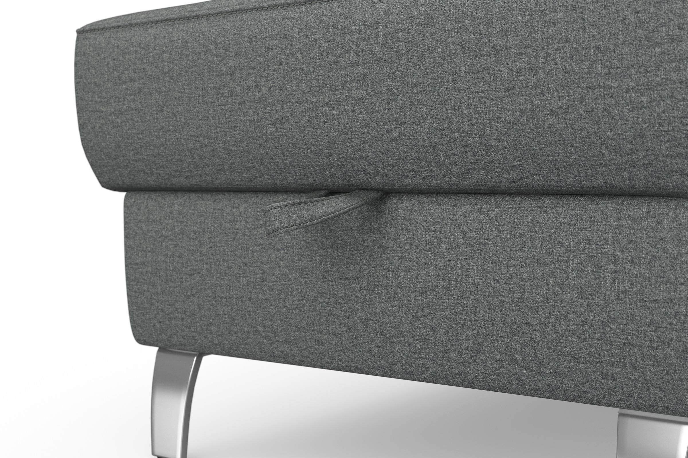 sit&more Ecksofa »Visby L-Form«, wahlweise mit Bettfunktion und Bettkasten, frei im Raum stellbar