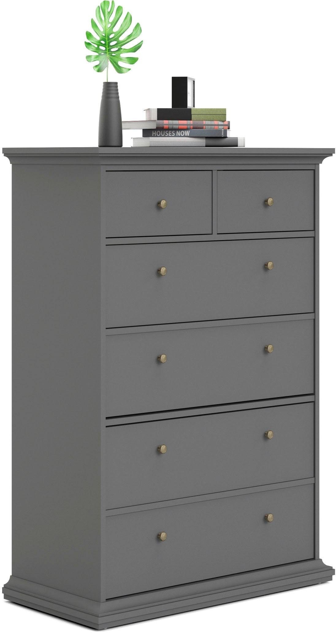 Home affaire Sideboard »Paris« mit vielen Stauraummöglichkeiten und Rahmenoptik, Breite Höhe 140 cm