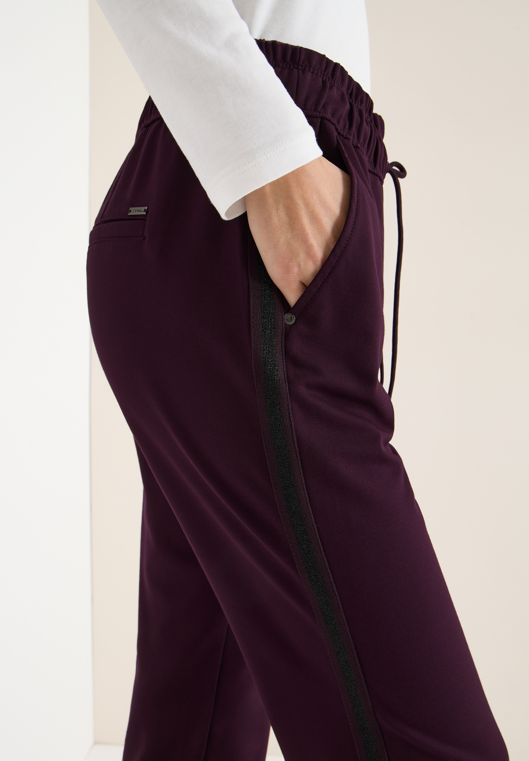 Cecil Schlupfhose »Style Tracey«  mit Glitzer-Tape an der Seitennaht