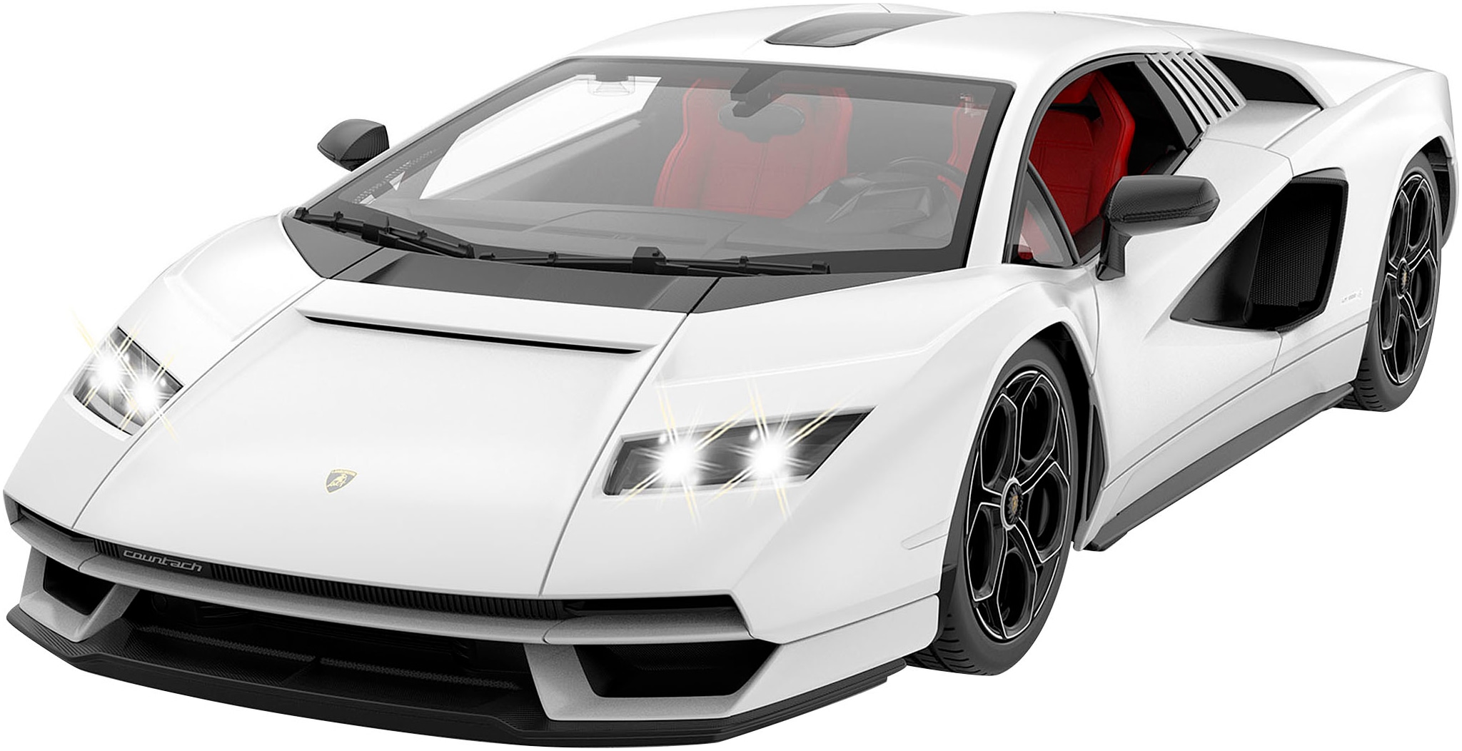 Jamara RC-Auto »Lamborghini Countach LPI 800- 4 weiß 2,4GHz«, mit LED Beleuchtung
