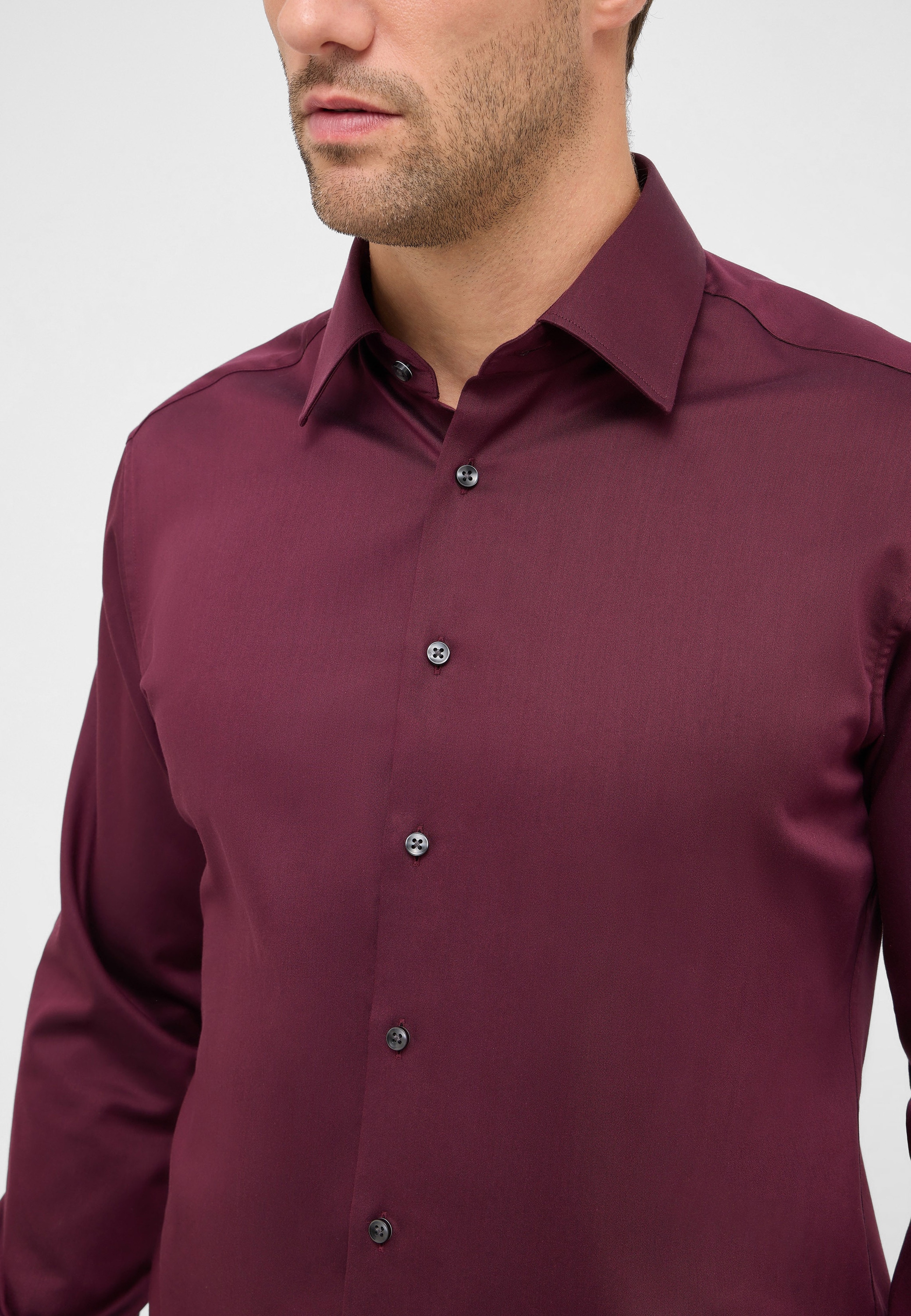 Eterna Langarmhemd »MODERN FIT« NON IRON (bügelfrei)